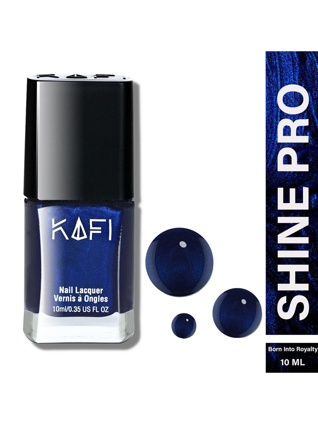 KAFI Shine PRO Long Lasting Nail Lacquer 10ml - Born Into Royalty