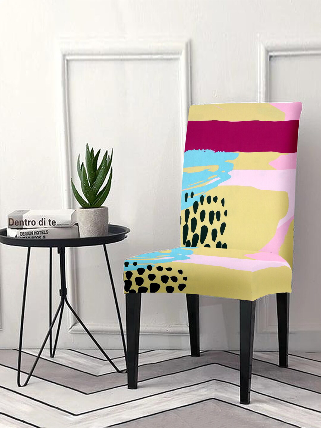 Cortina Multi-Coloured Printed Chair Cover