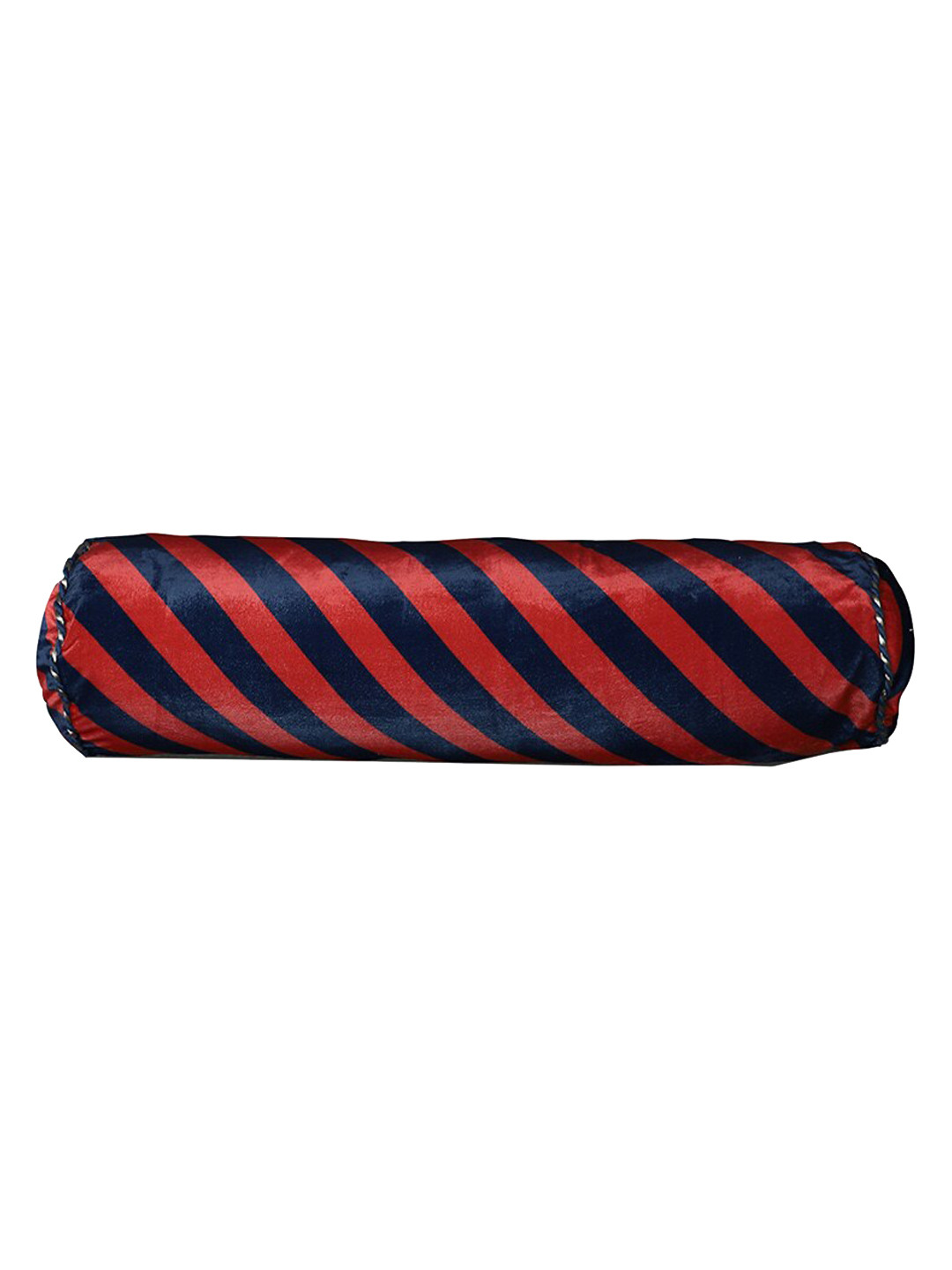 Ritu Kumar Blue & Red Striped Bolster With Filler