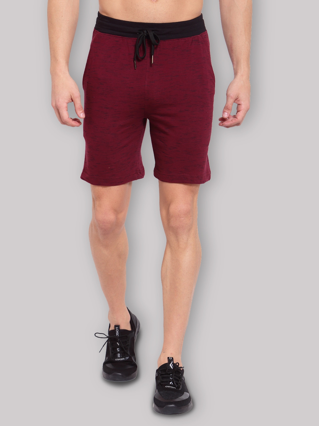 Buy SPORTO Men Burgundy Regular Fit Solid Sports Shorts Shorts for Men 17609260 Myntra
