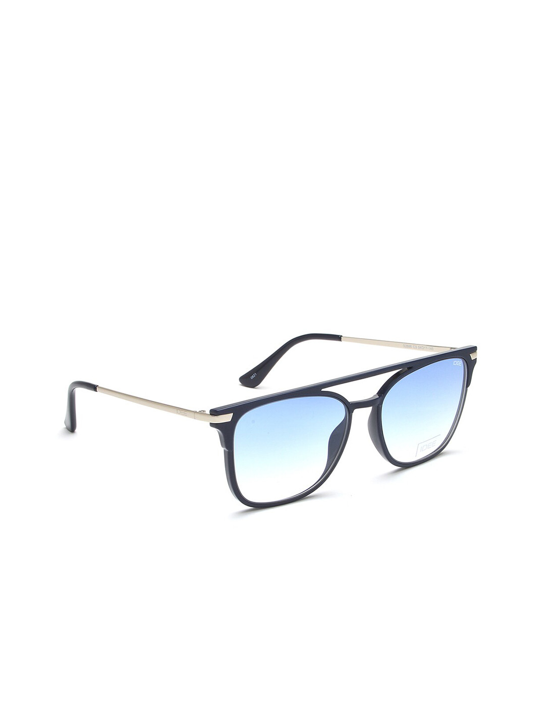 IDEE Men Blue Lens & Blue Square Sunglasses with UV Protected Lens IDS2686C3SG