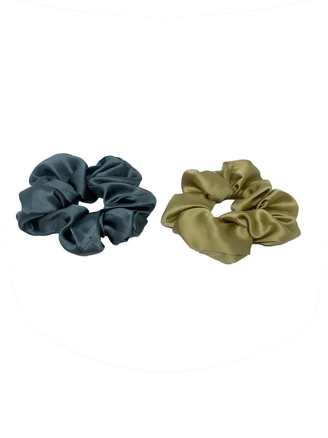 Mint & Oak Women Teal & Green Set of 2 Ponytail Holders