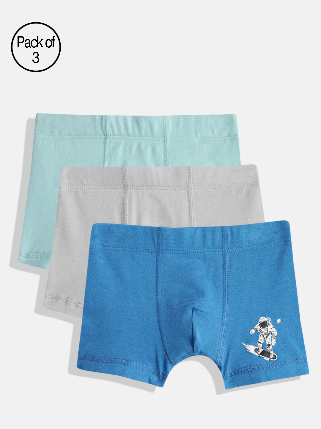 mackly Boys Pack of 3 Printed Boxers MB-59-2-4 YRS