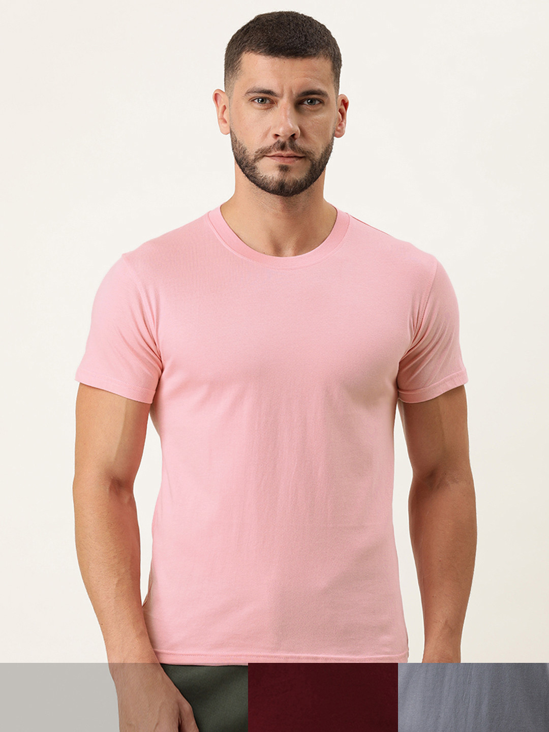 ARISE Men Pack of 3 Cotton T-shirts