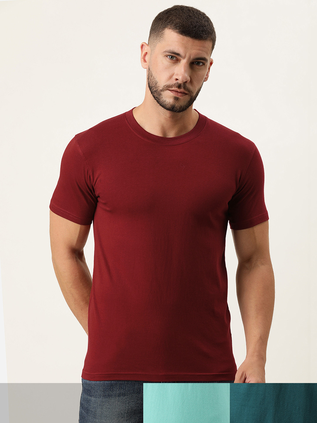 ARISE Men Pack of 3 Cotton T-shirts