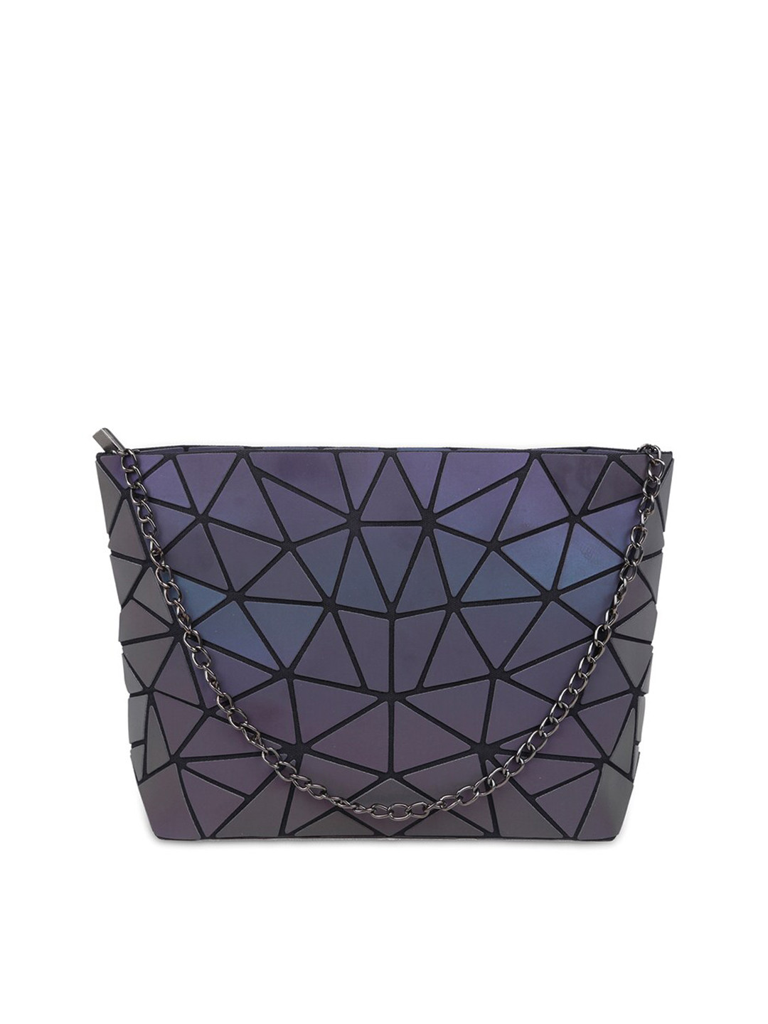 NUFA Multicoloured Printed PU Structured Sling Bag