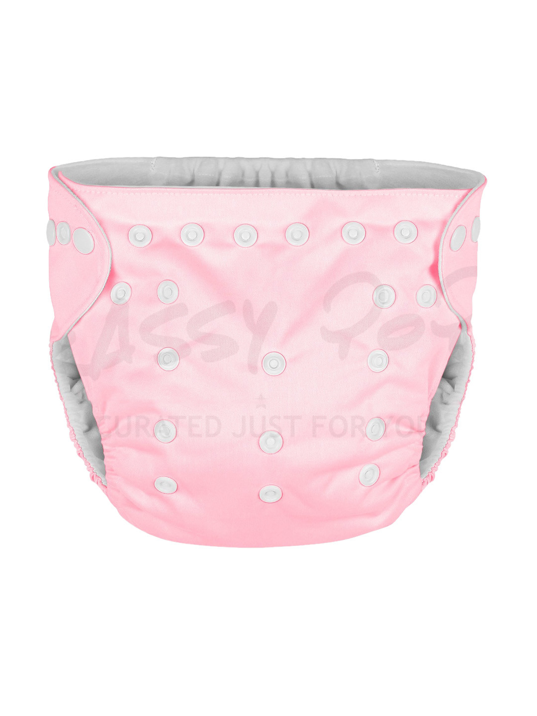 KASSY POP Infant Pink Reusable Diaper With Cotton Insert