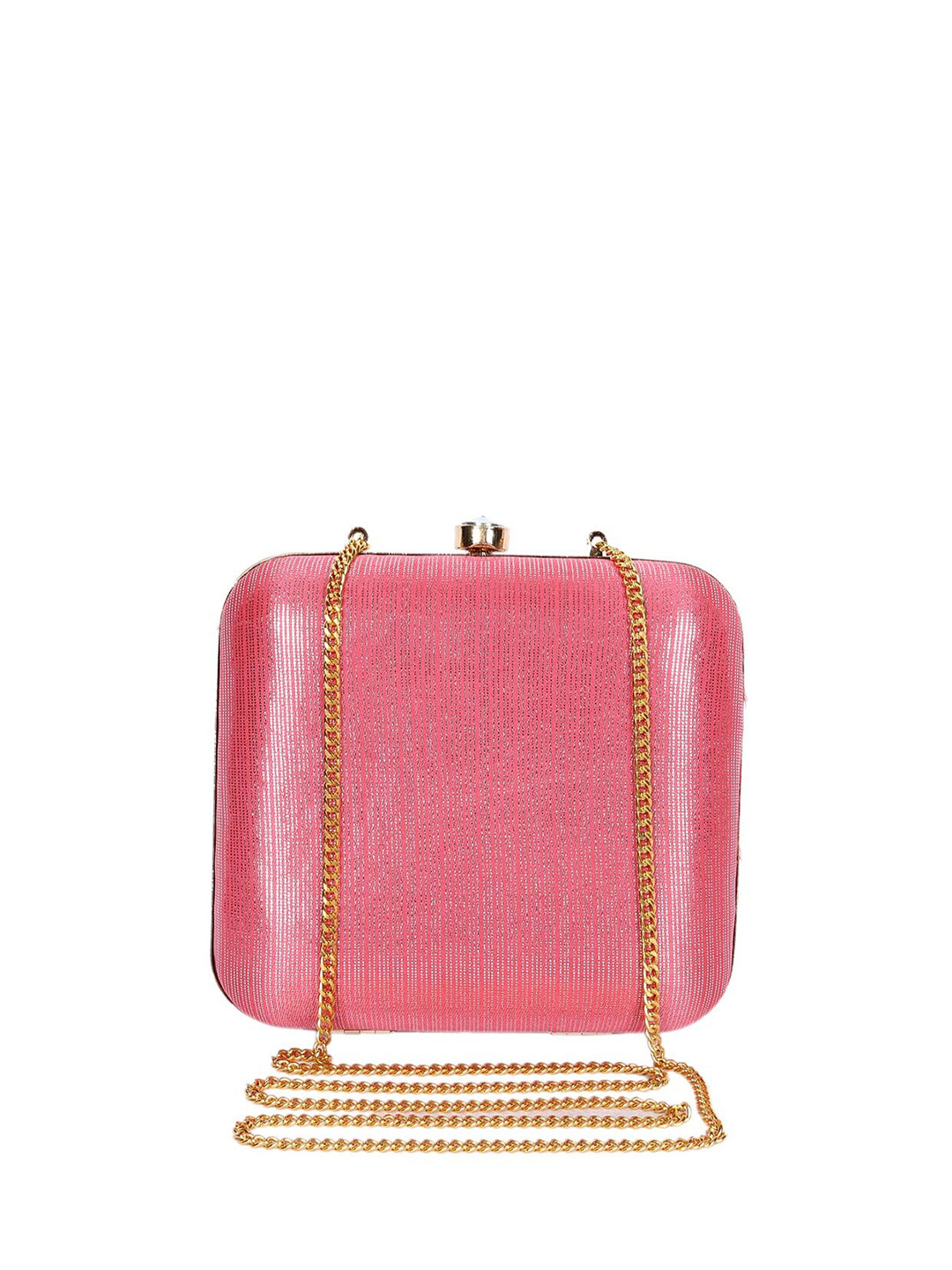 REZZY Women Rose Synthetic Leather Clutch