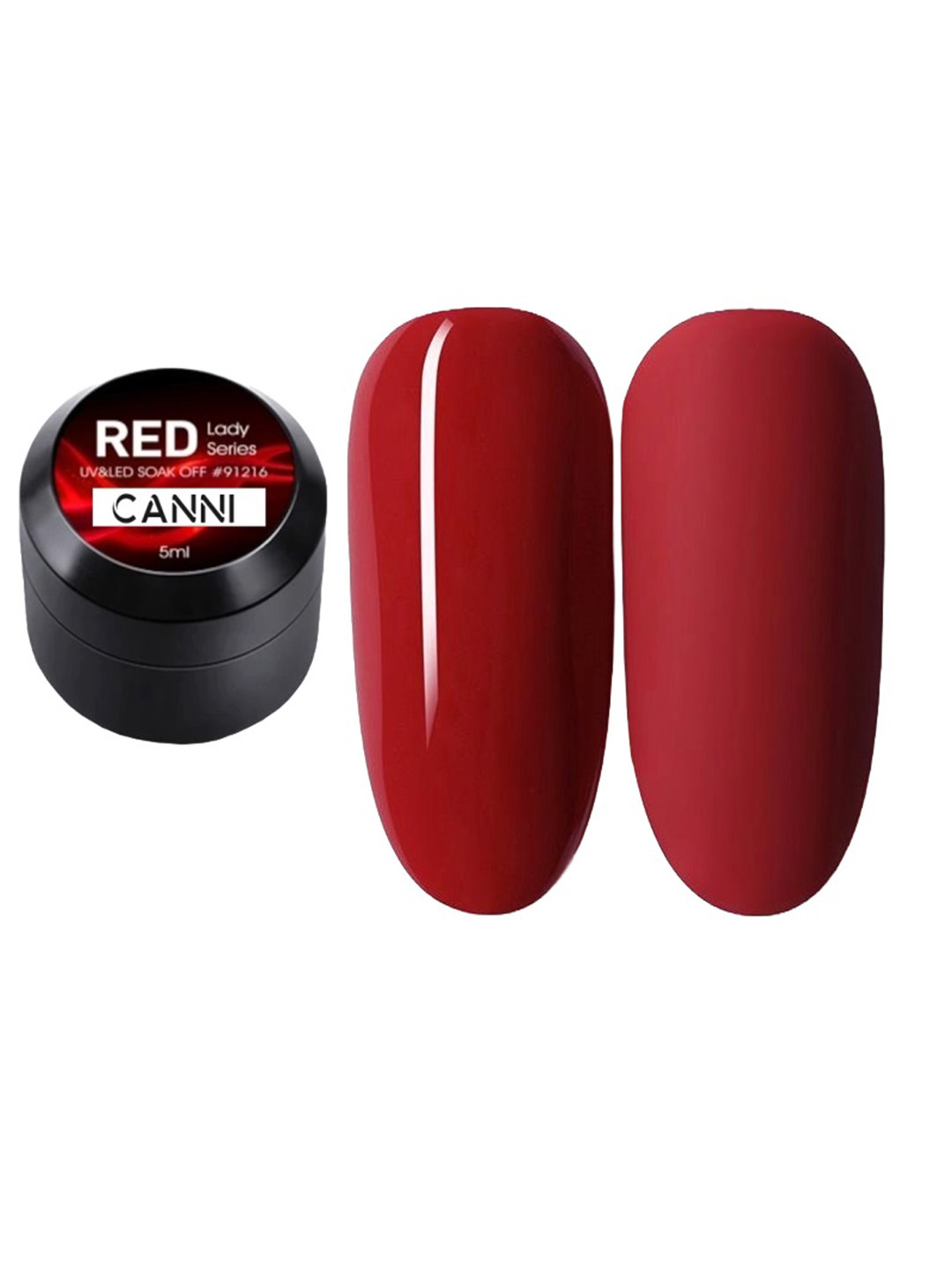 CANNI Red Lady Series UV&LED Gel Nail Polish 5ml - H72