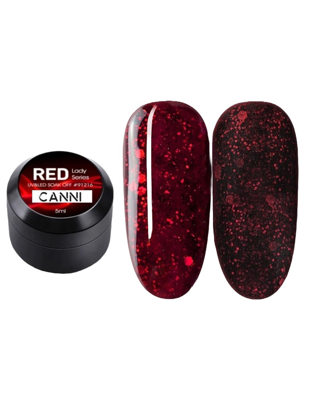 CANNI Red Lady Series UV&LED Gel Nail Polish 5ml - H82