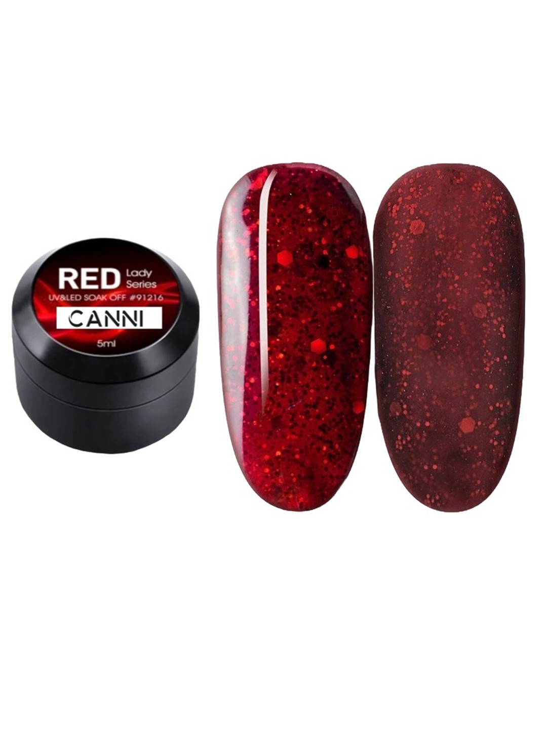 CANNI Red Lady Series UV&LED Gel Nail Polish 5ml - H83