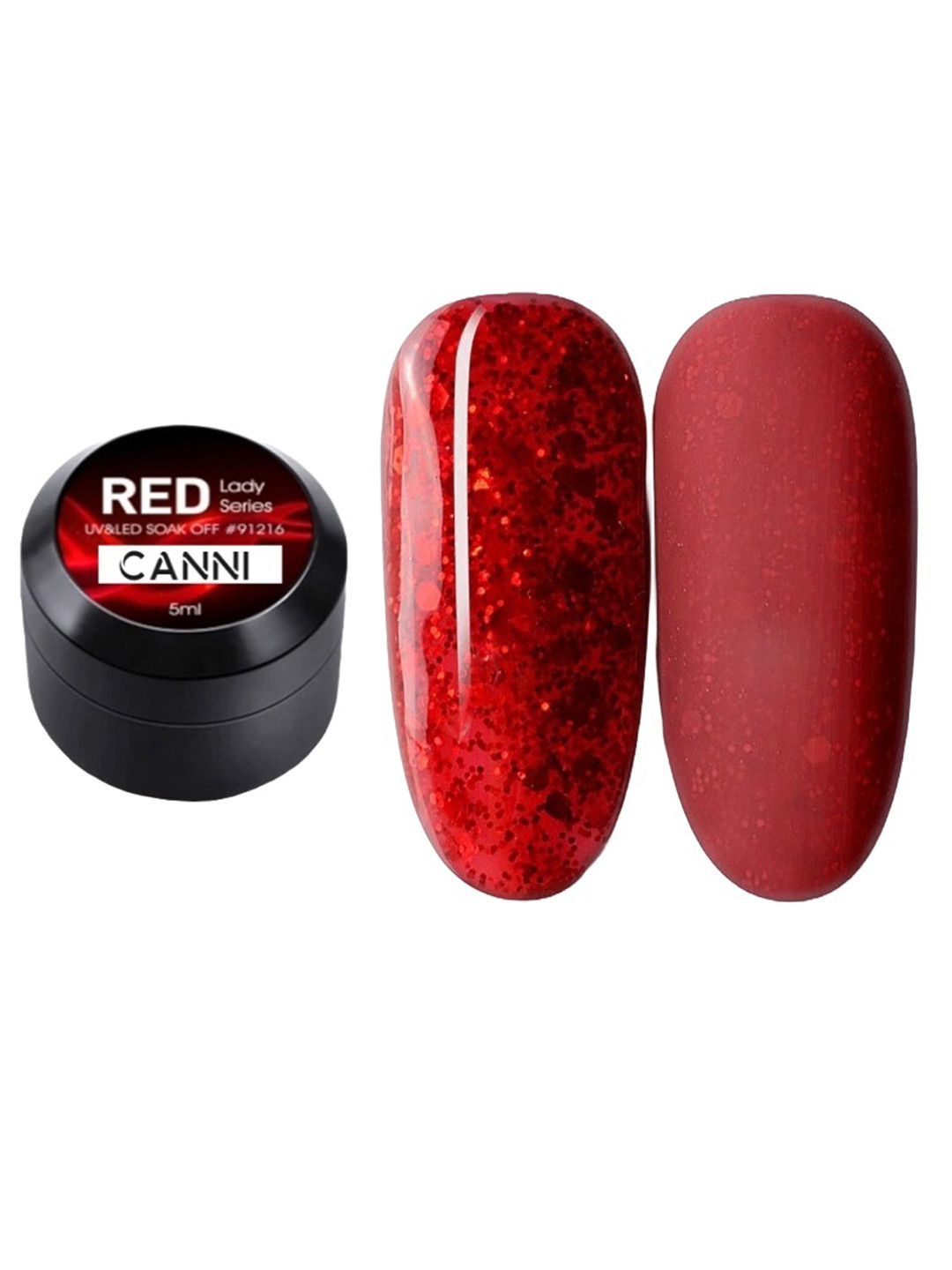 CANNI Red Lady Series UV&LED Gel Nail Polish 5ml - H87