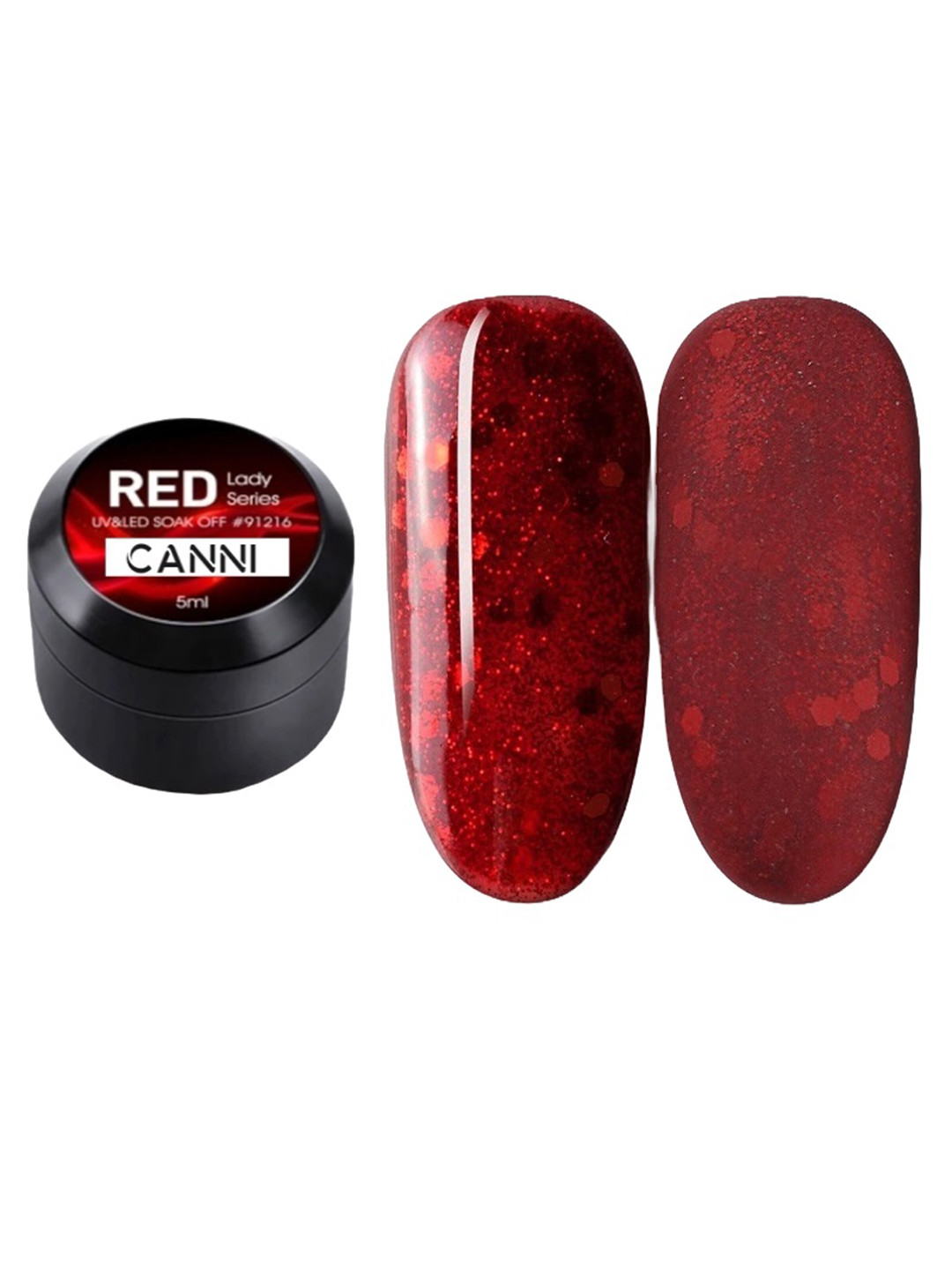 CANNI Red Lady Series UV & LED Gel Nail Polish 5 ml - H86