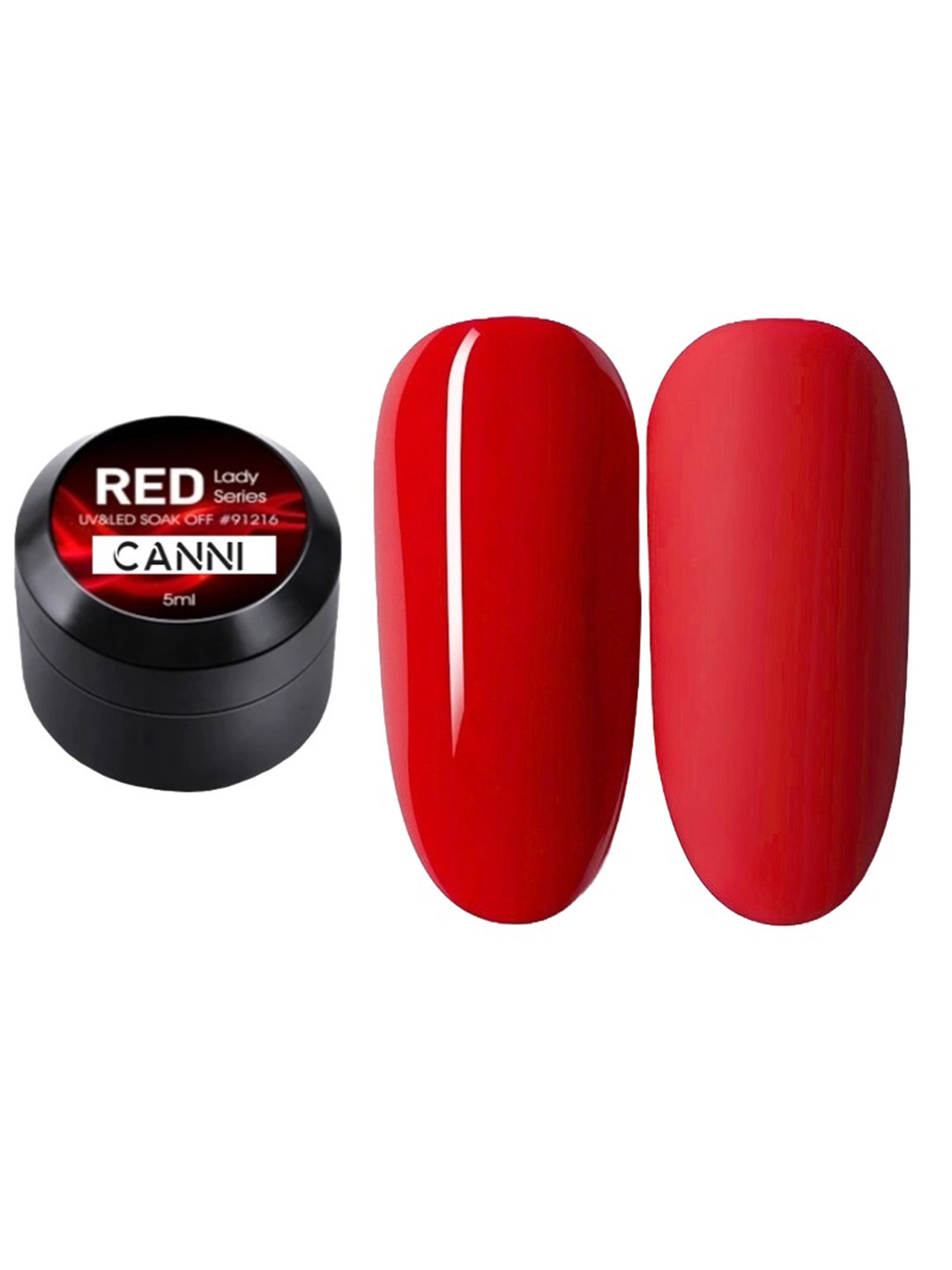 CANNI Red Lady Series UV & LED Gel Nail Polish 5 ml - H89