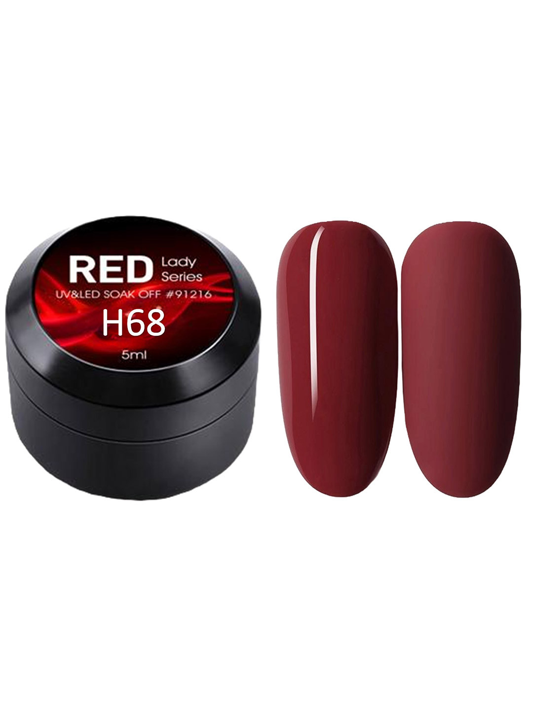 CANNI Red Lady Series UV & LED Gel Nail Polish 5 ml - H68