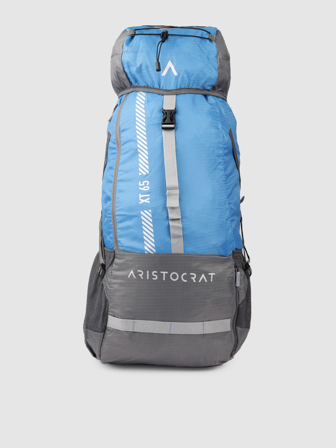 Aristocrat Unisex Blue & Grey Hike 65L Rucksack