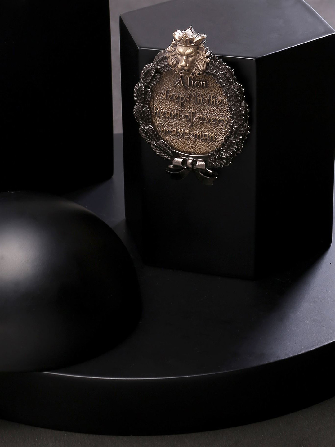 COSA NOSTRAA Men Metallic-Toned The Brave Brooch