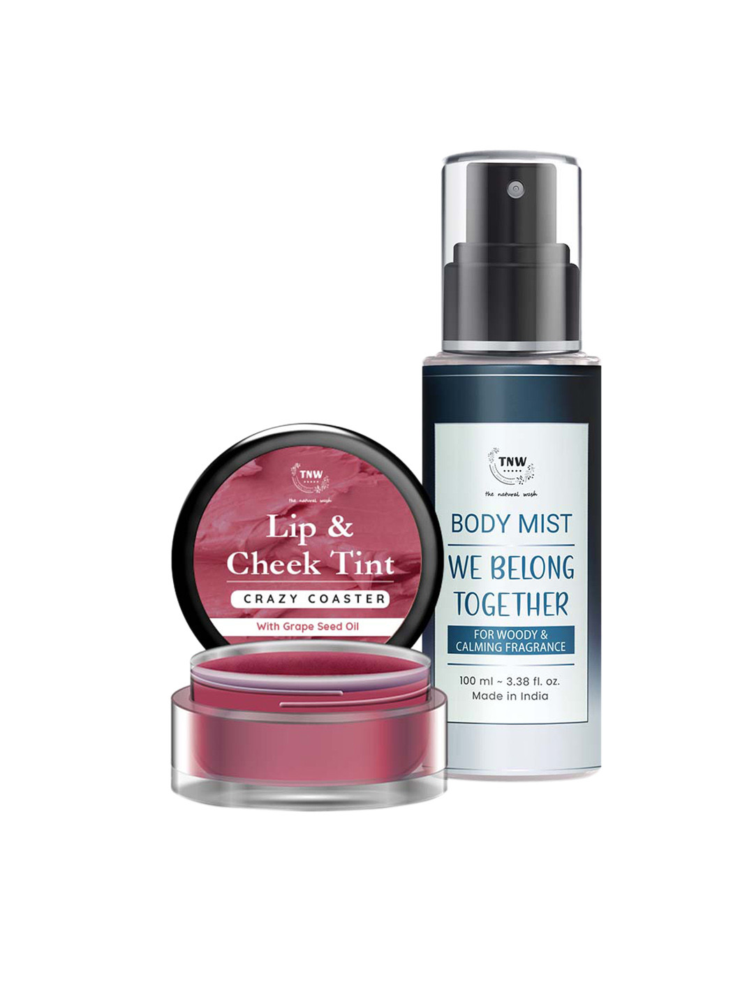 TNW the natural wash Crazy Coaster Lip & Cheek Tint - We Belong Together Body Mist