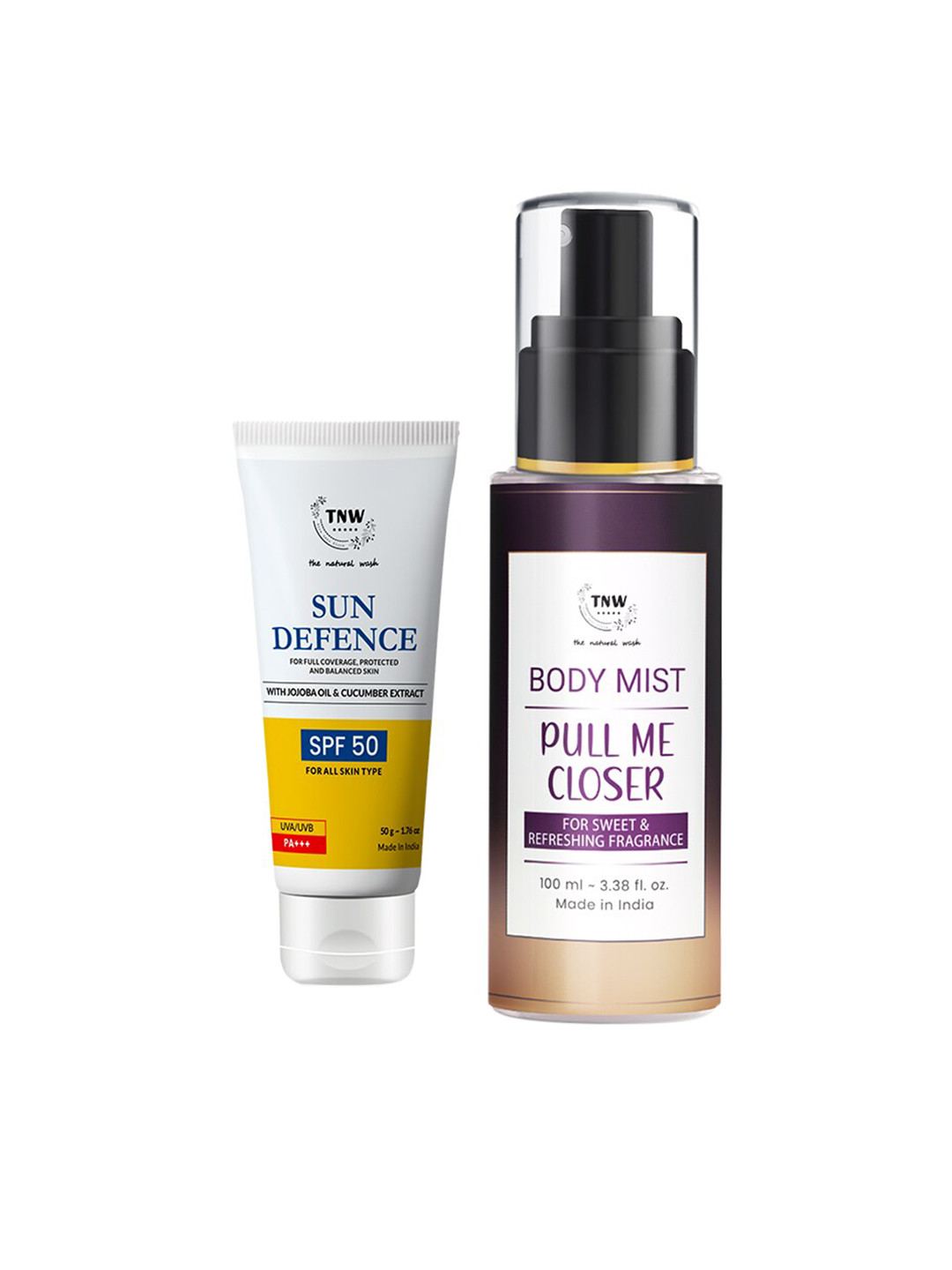 TNW the natural wash Pull Me Closer Body Mist - Sun Defence Sunscreen