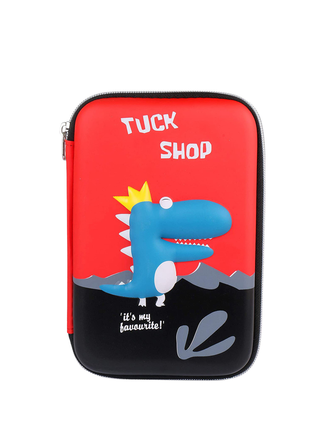 Instabuyz Kids Red Printed Pen Pencil Case