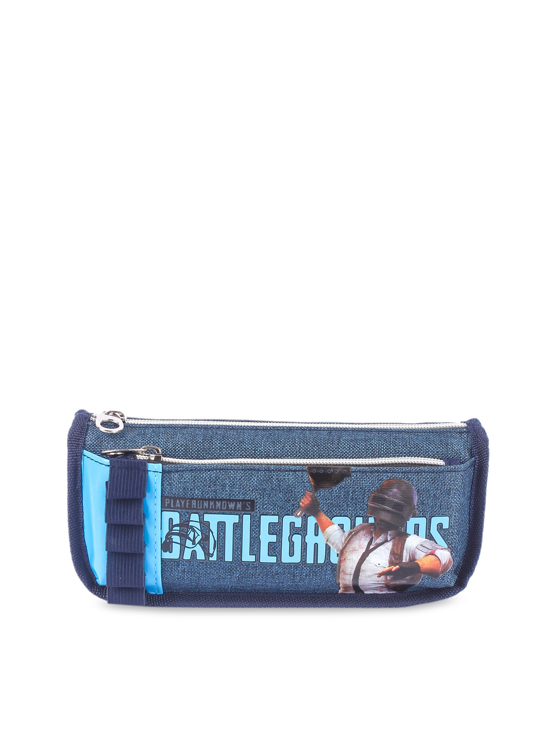 Instabuyz Kids Navy Blue Printed Pen Pencil Case
