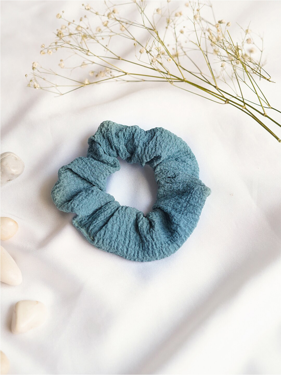 JOKER & WITCH Women Teal Blue Scrunchie