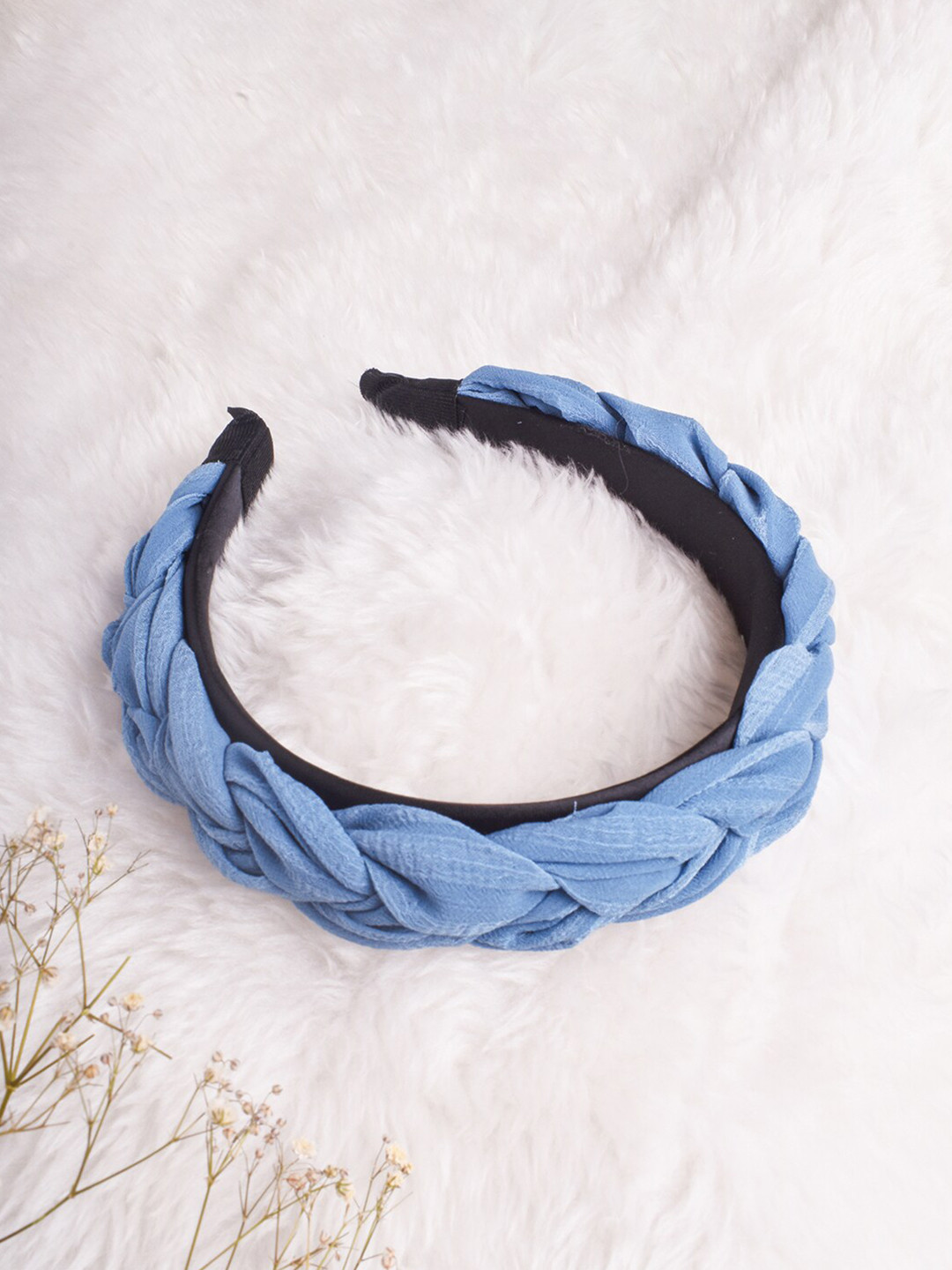 JOKER & WITCH Women Blue Braided Hairband