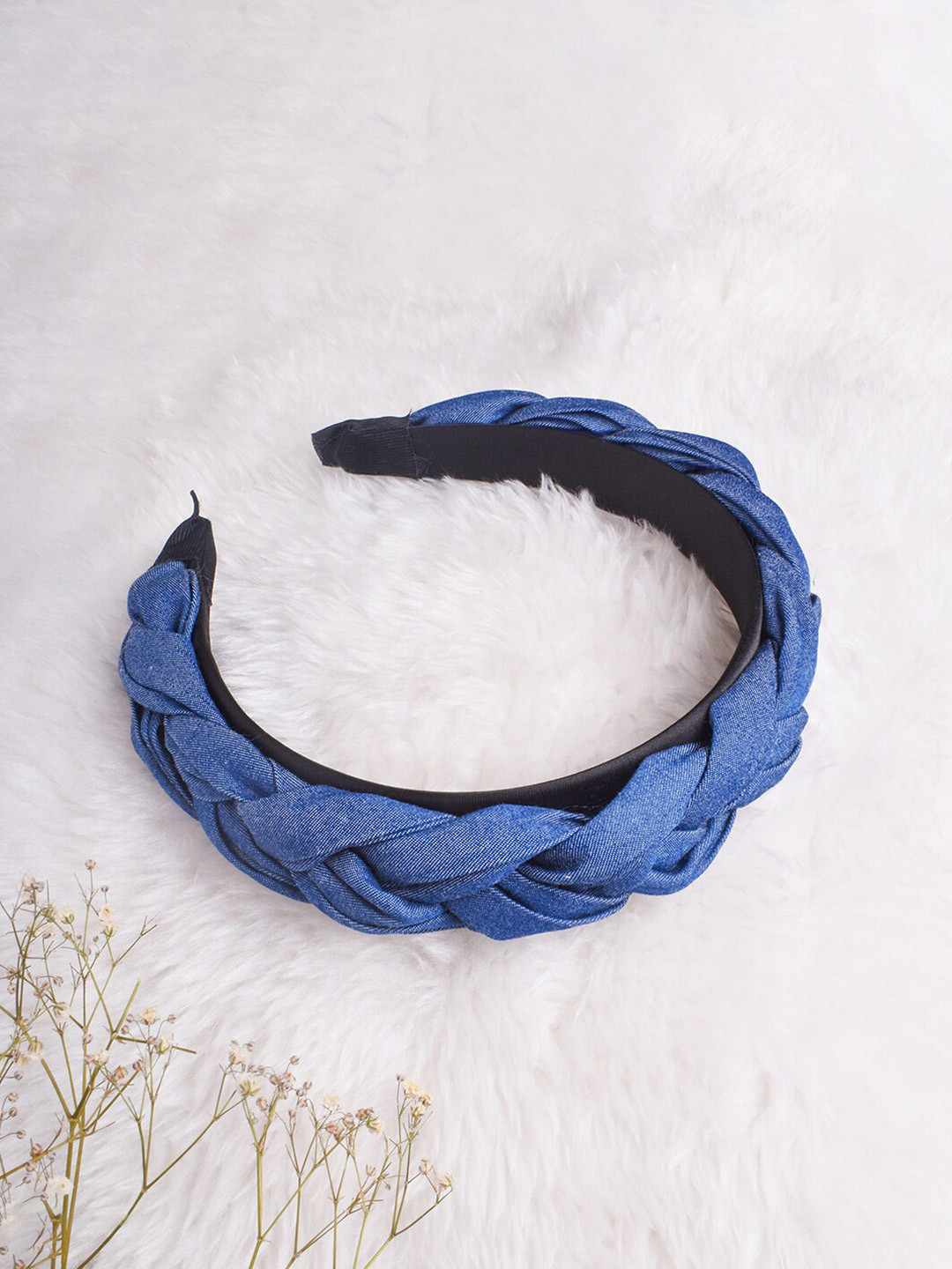 JOKER & WITCH Women Blue Braided Hairband