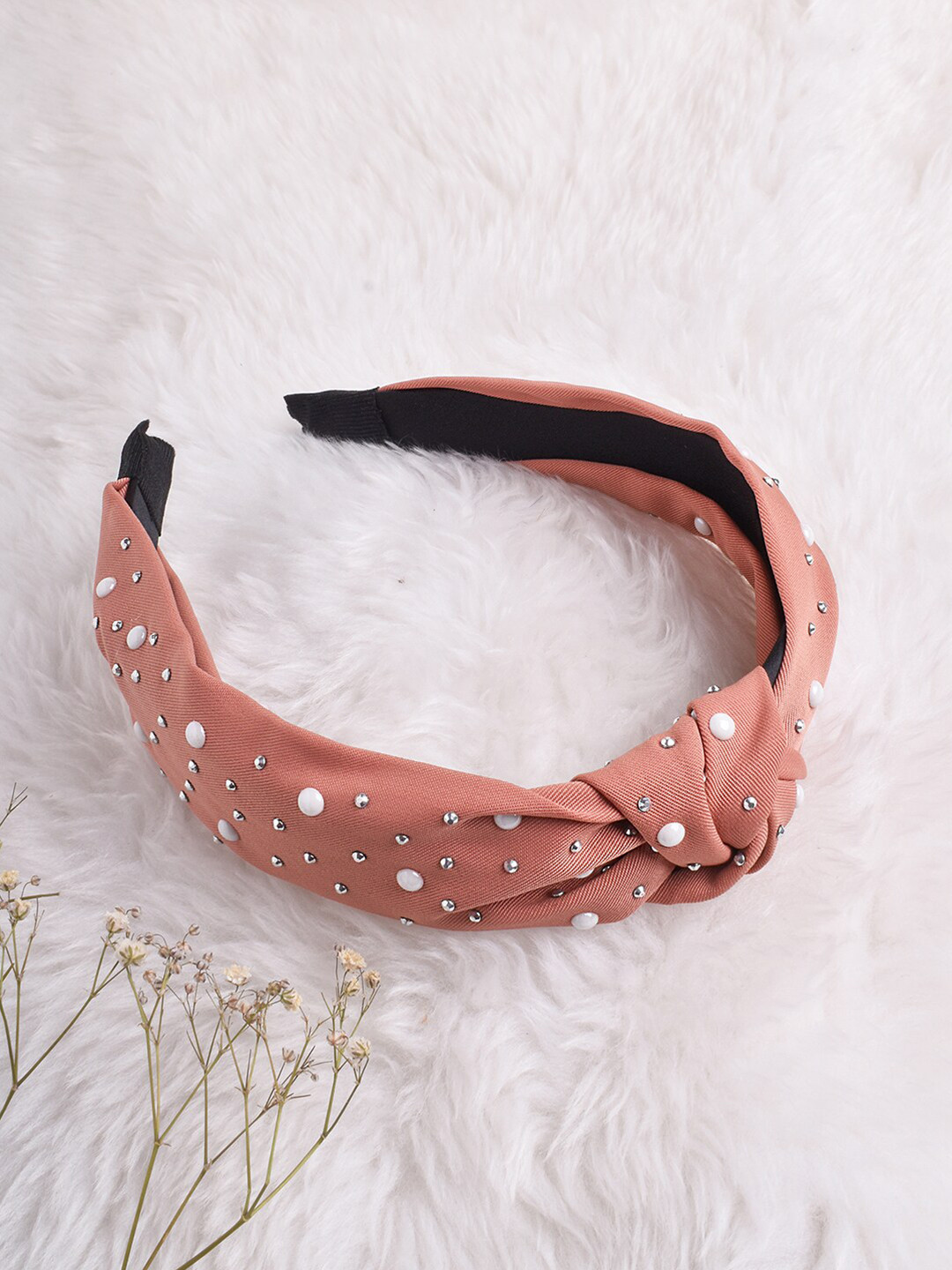 JOKER & WITCH Women Brown & White Hairband