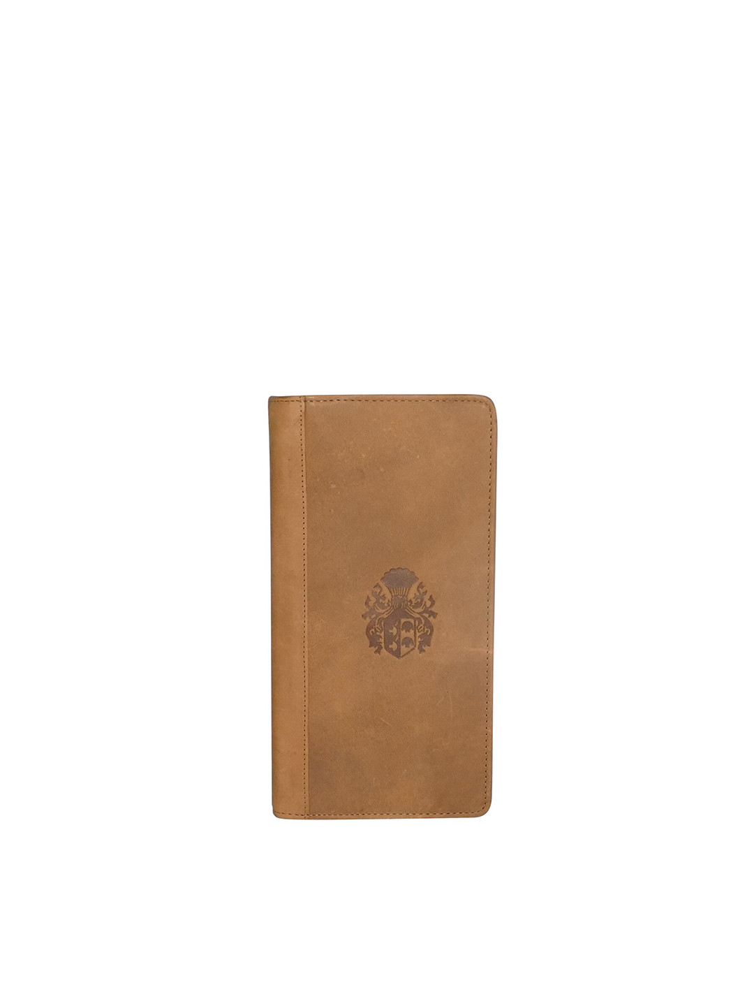 Style SHOES Unisex Tan Leather Passport Holder
