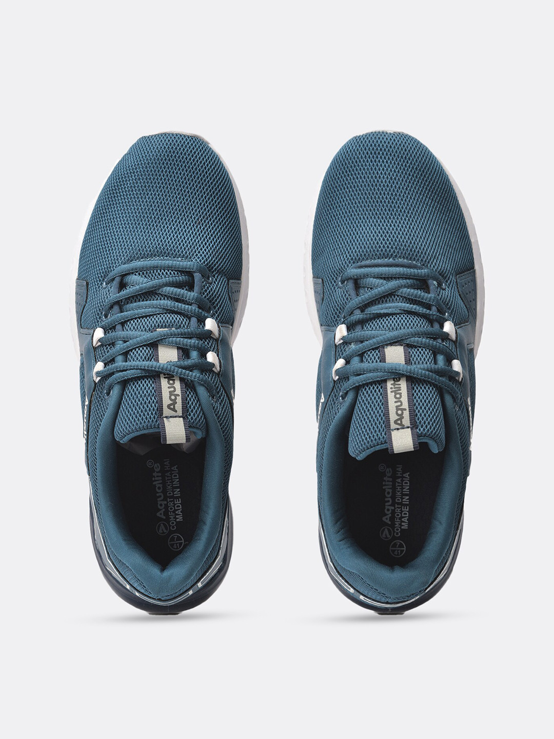 Aqualite Men Teal Green Running Sports Shoes