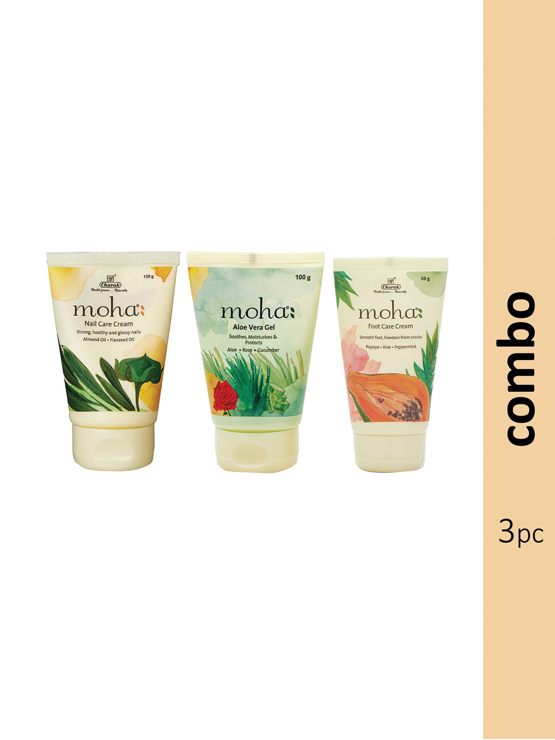 moha Hand and Foot Care Combo Heals Cracked Skin and Nourishes Hands and Feet