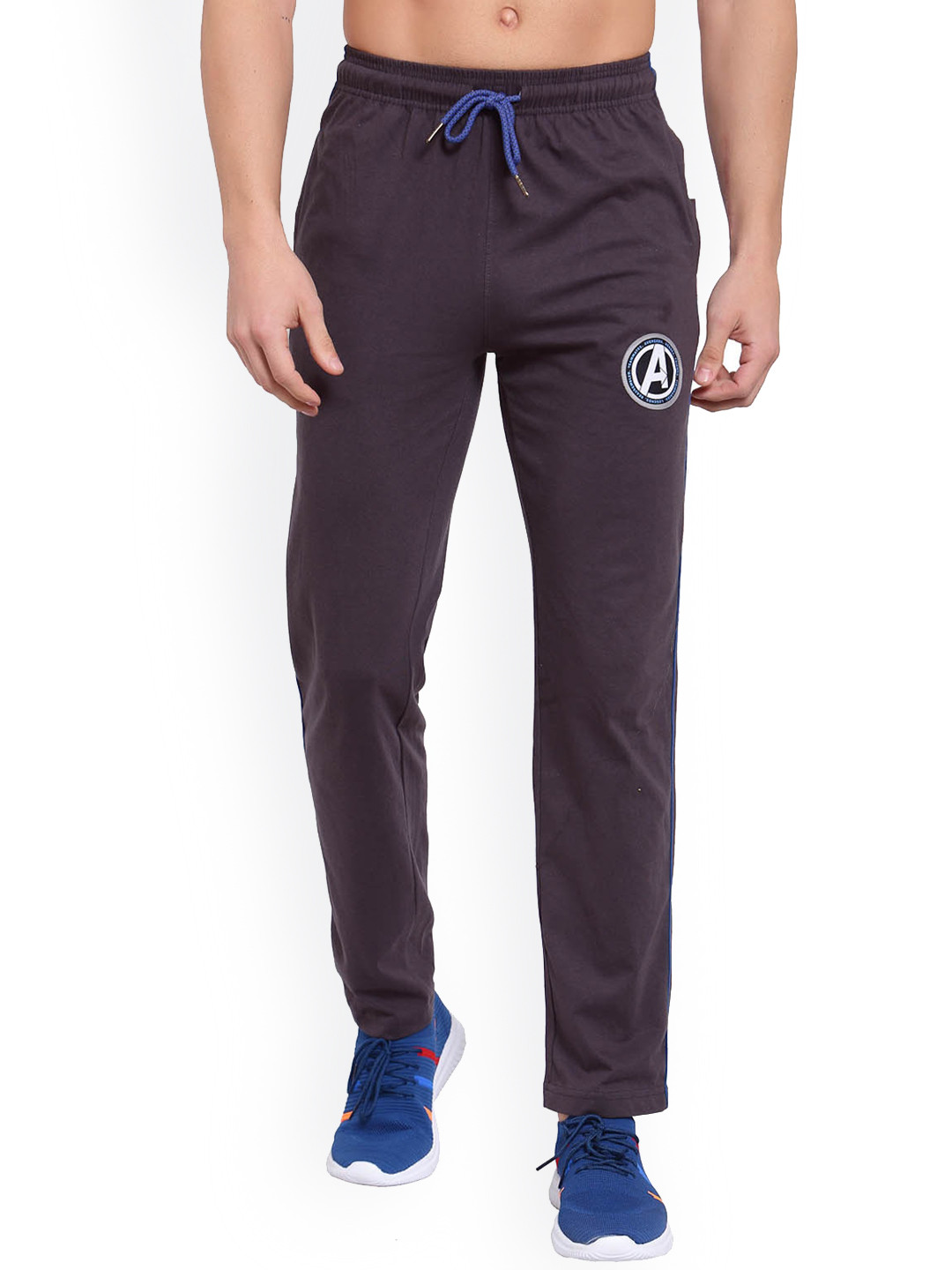 Sporto Men Charcoal Avengers Printed Track Pants
