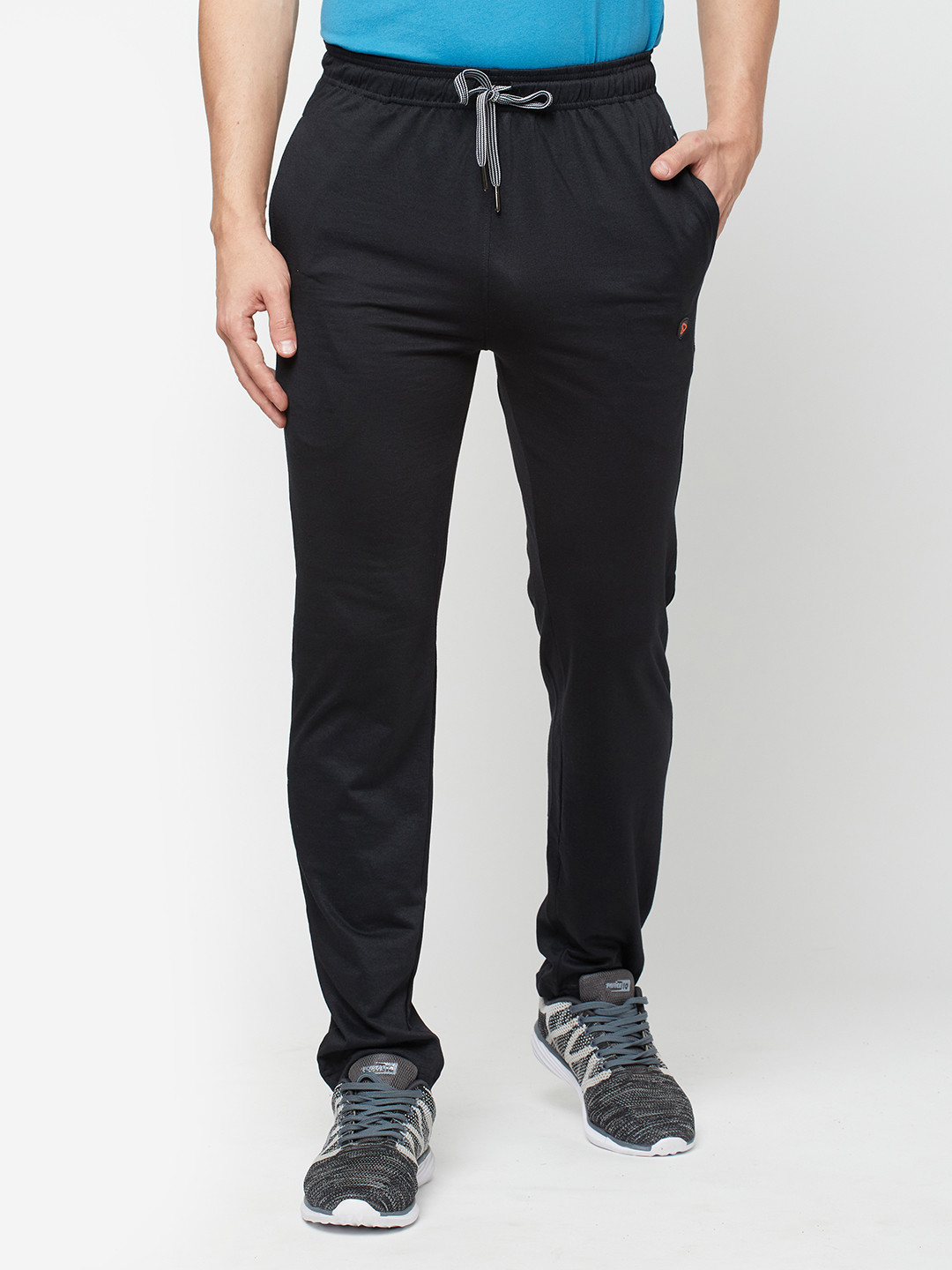 SPORTO Men Black Track Pants