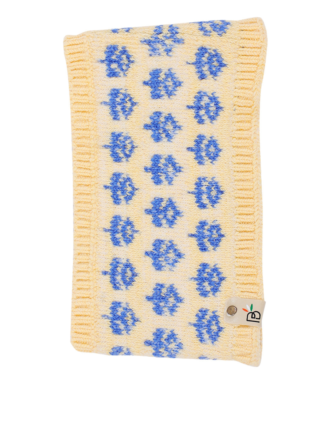 Bharatasya Yellow Sports Cotton Super Absorbent Sweatband