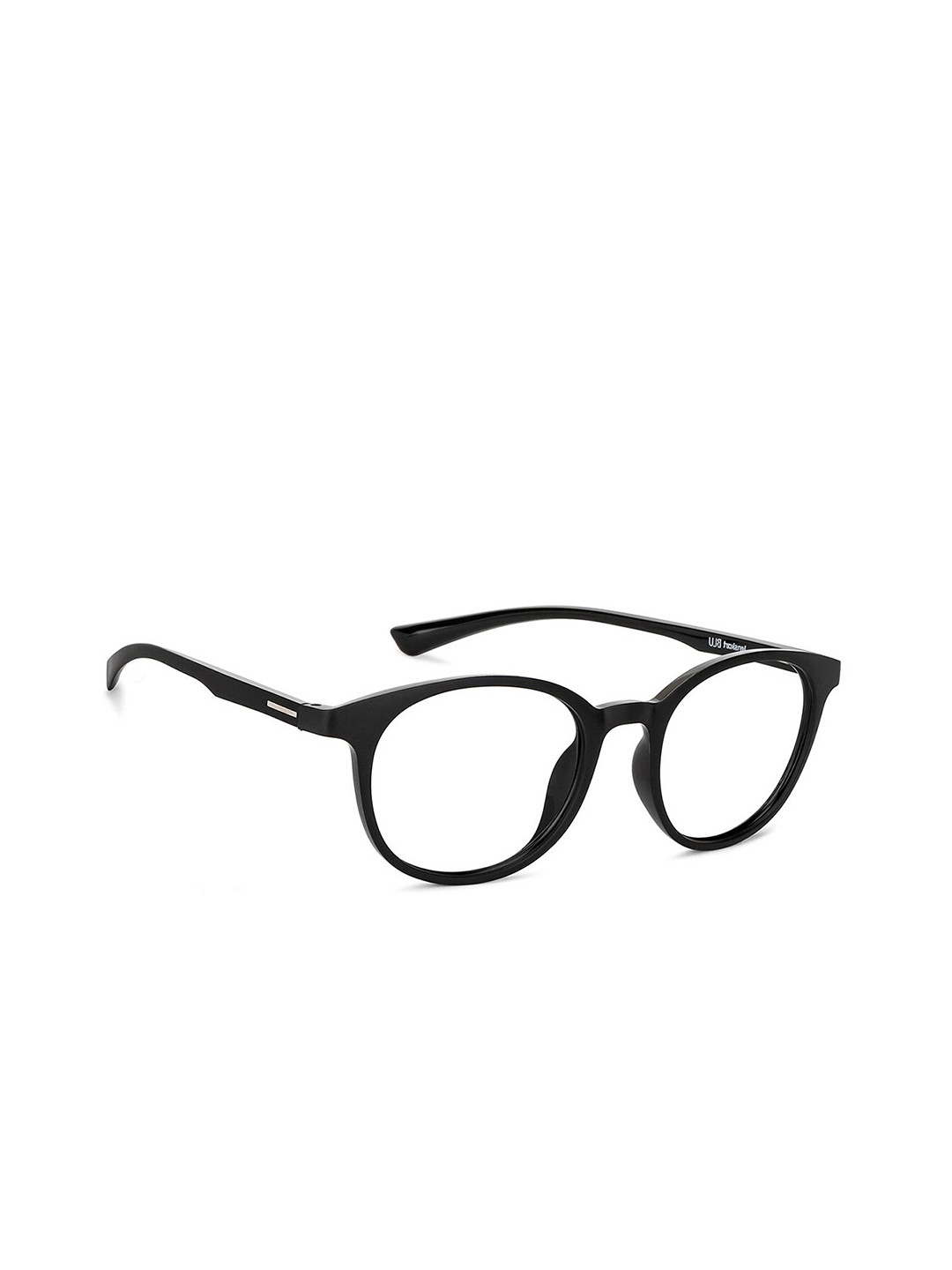 Lenskart Blu Transparent Zero Power Bluecut & Antiglare Full Rim Round Computer Eyeglasses