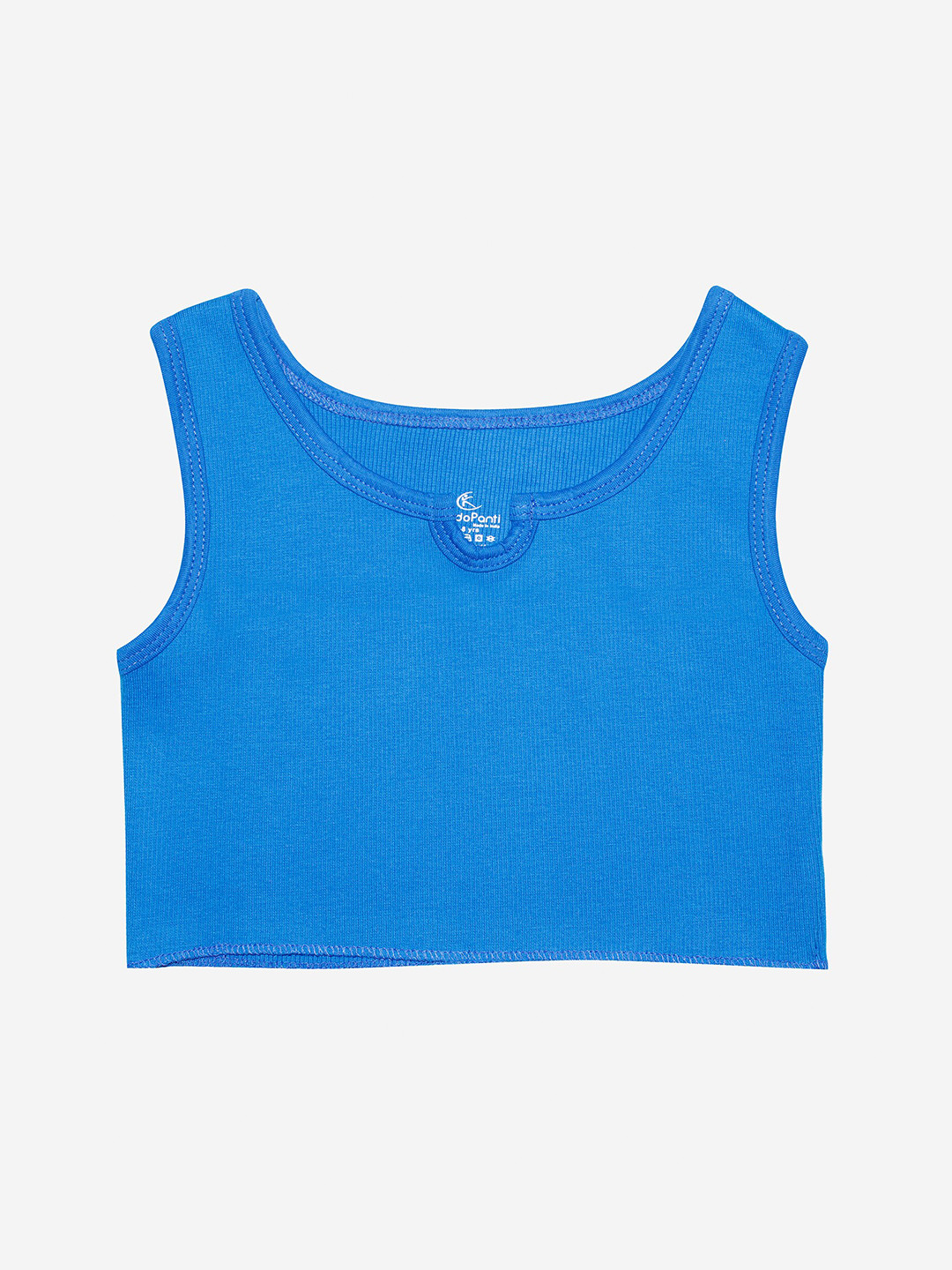 KiddoPanti Blue Tank Crop Top
