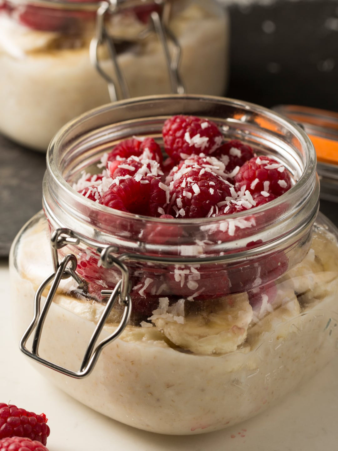 Kilner Transparent Glass Dishwasher Safe Wire Clamp Jar-500ml