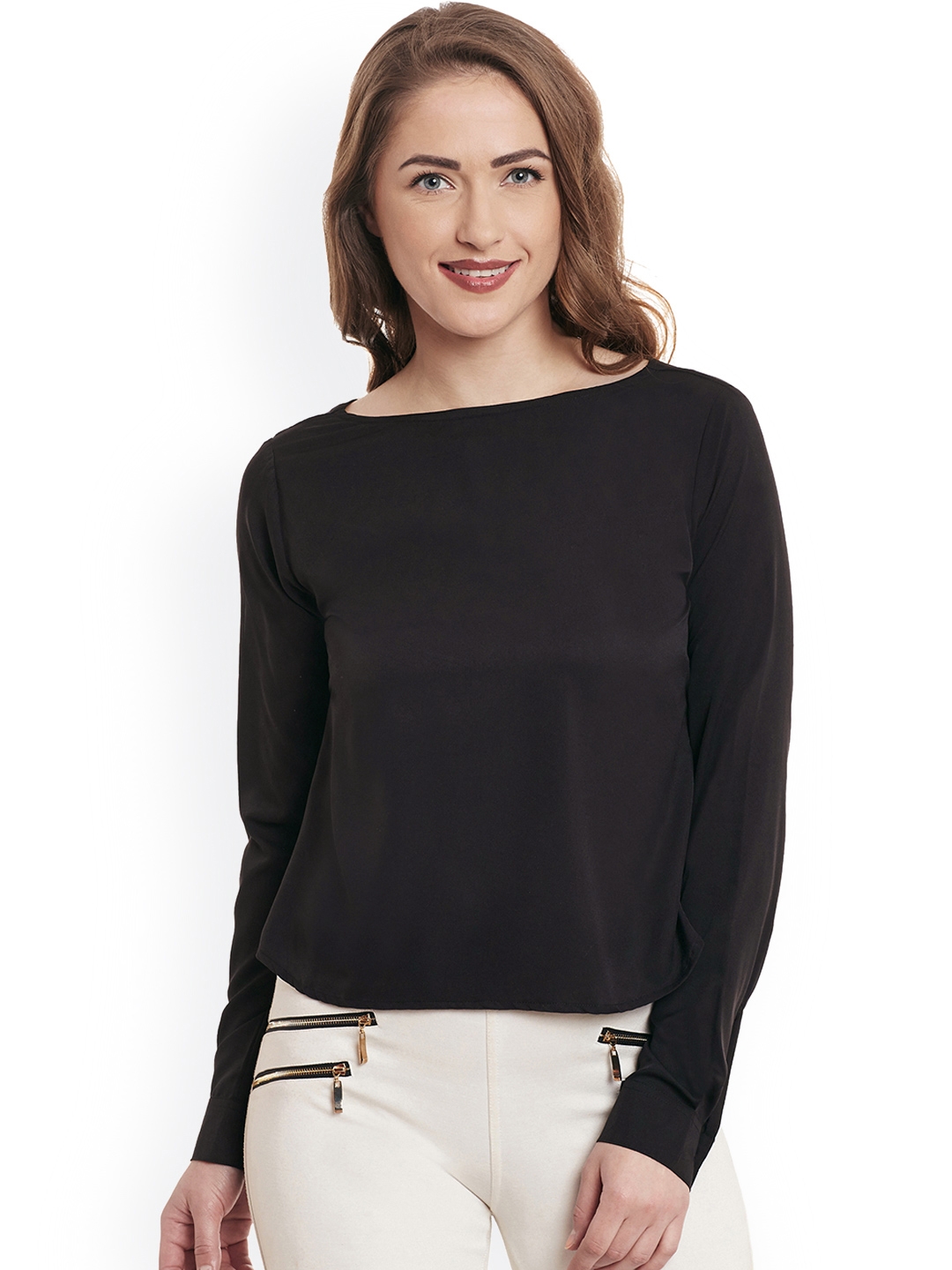 Buy Miss Chase Black Top - Tops for Women 1768029 | Myntra