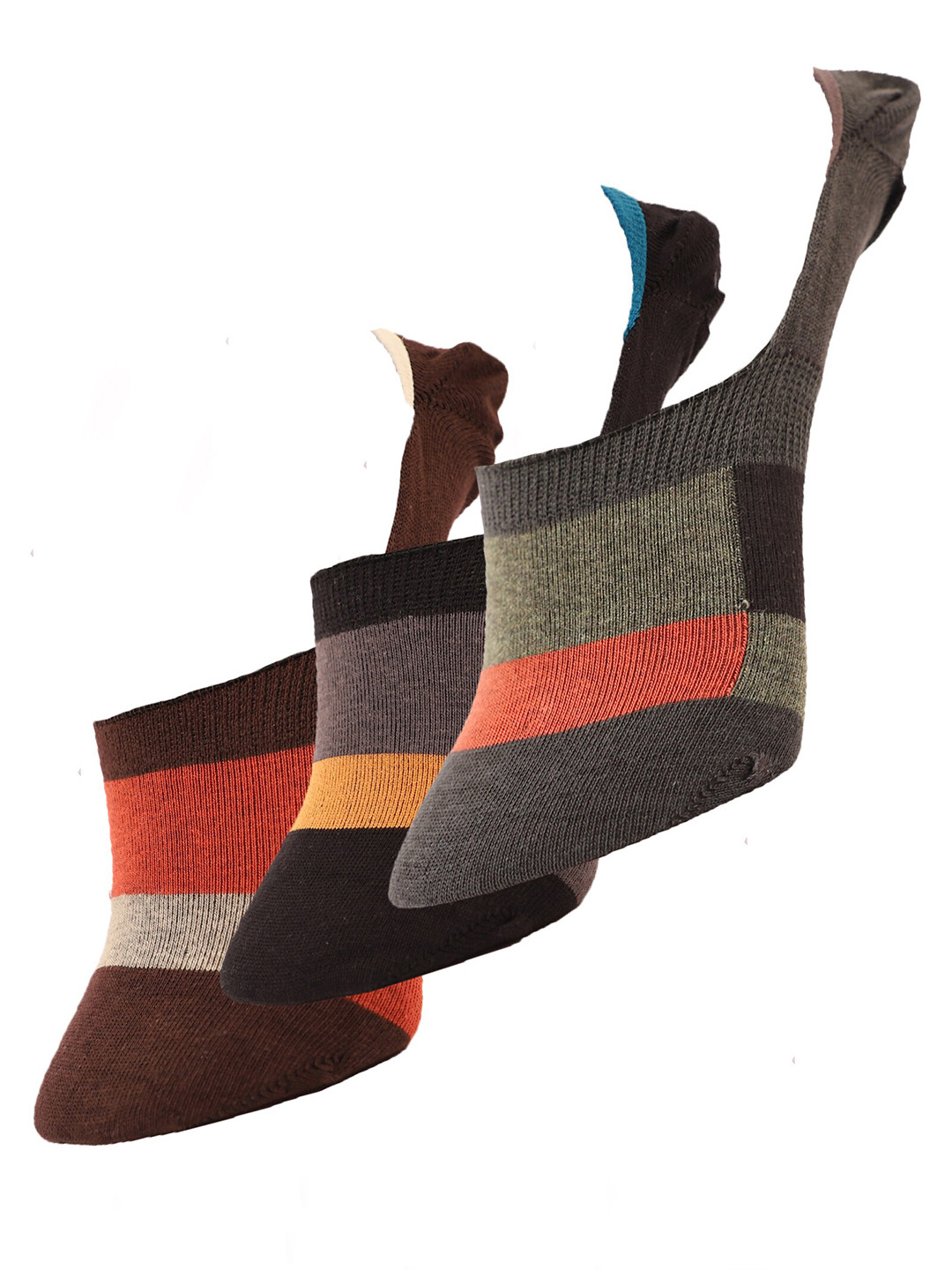 Dollar Socks Men Pack of 3 Assorted Shoe Liners Cotton Socks