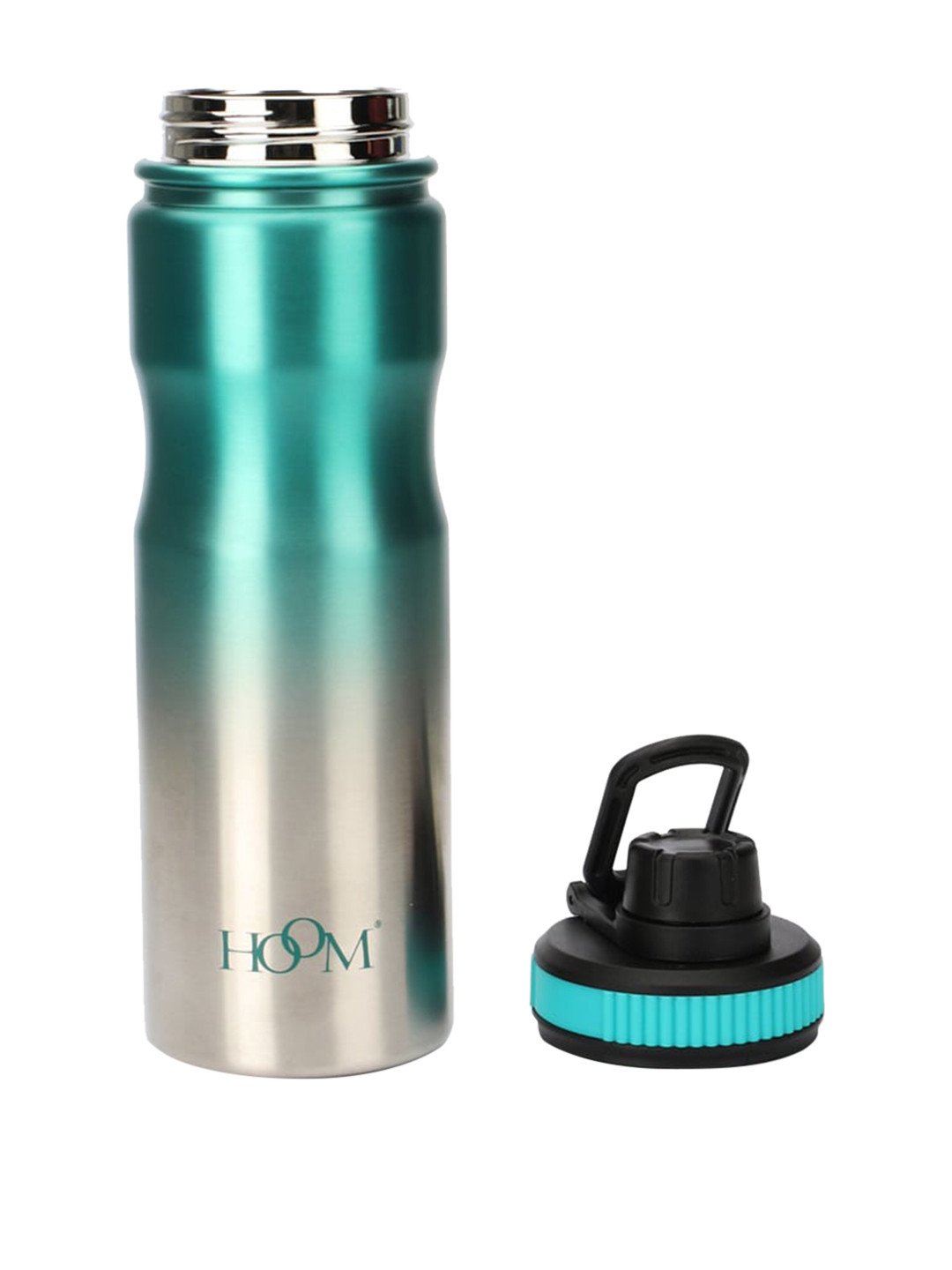 HOOM Green Colourblocked Stainless Steel Double Wall Vacuum Flask - 600ml
