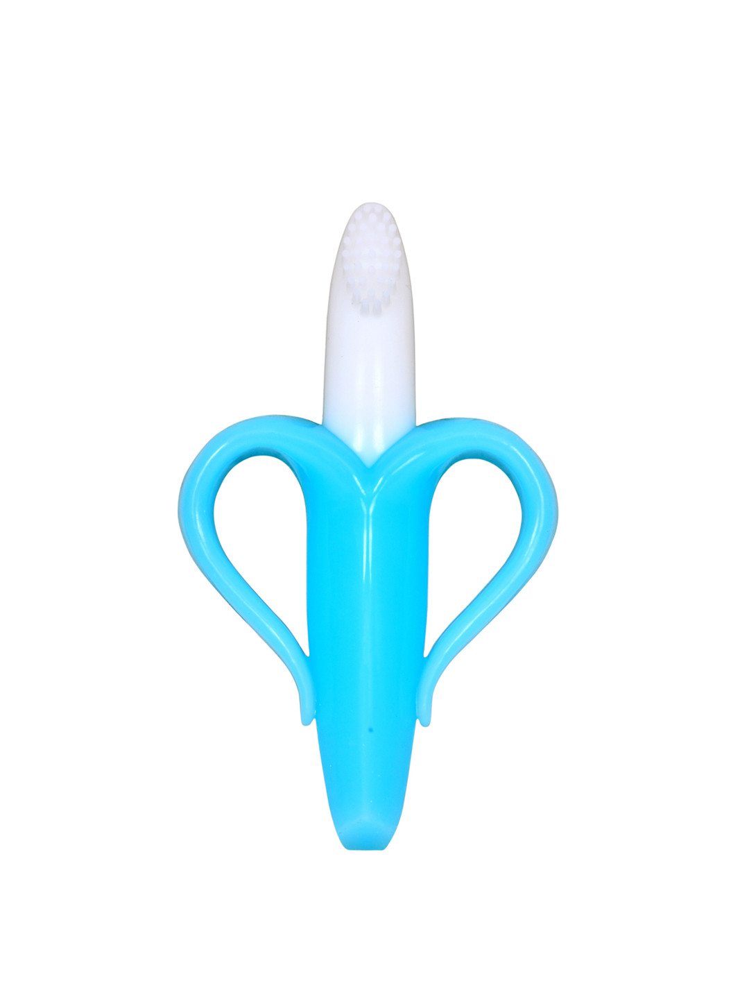 The Little Lookers Blue & White Silicone Fruit Shape BPA & Toxins Free Teether