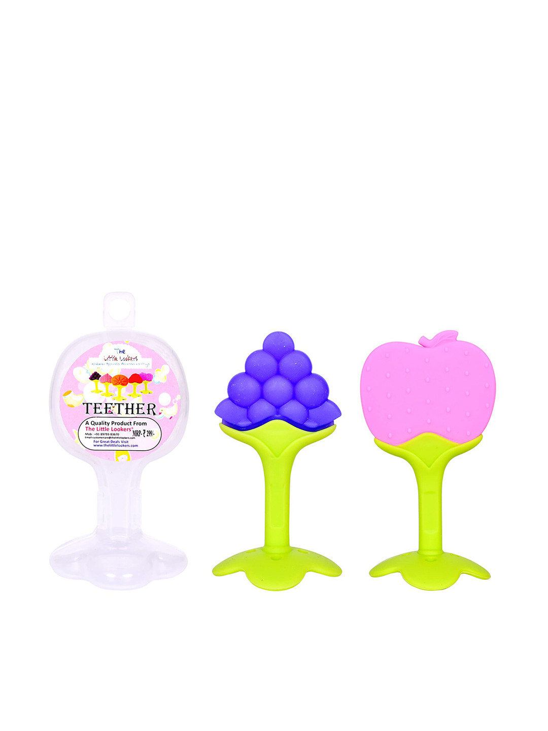 The Little Lookers Pack of 2 Fruit-Shaped BPA Free Teethers