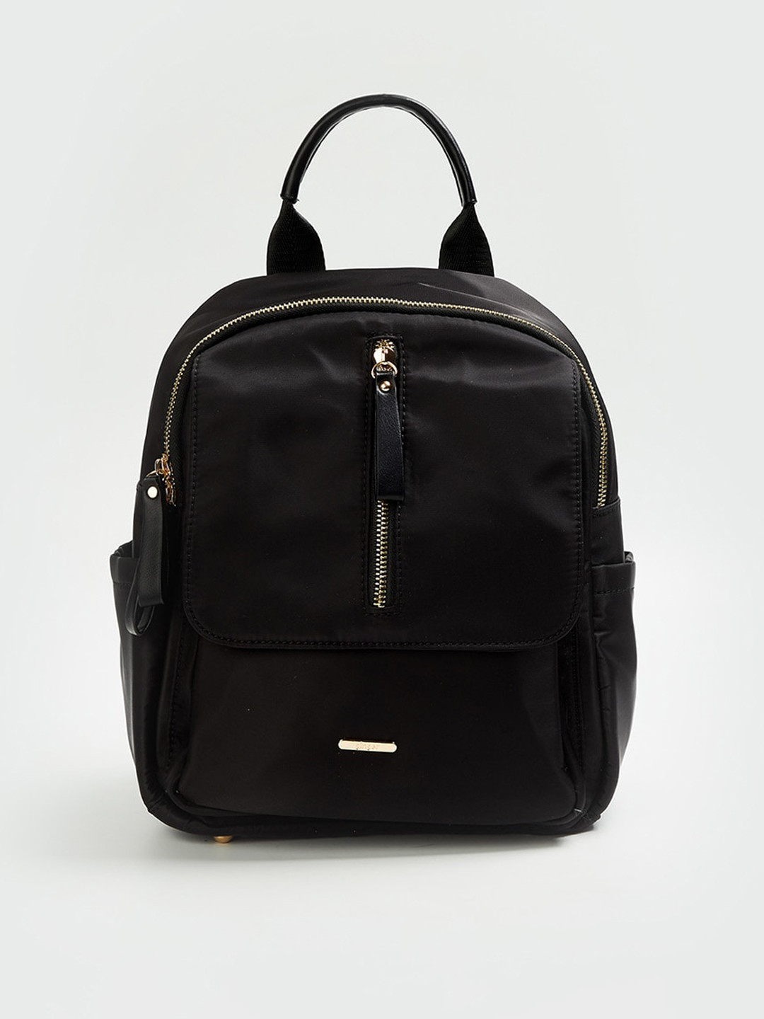 Ginger by Lifestyle Women Black Synthetic Backpack