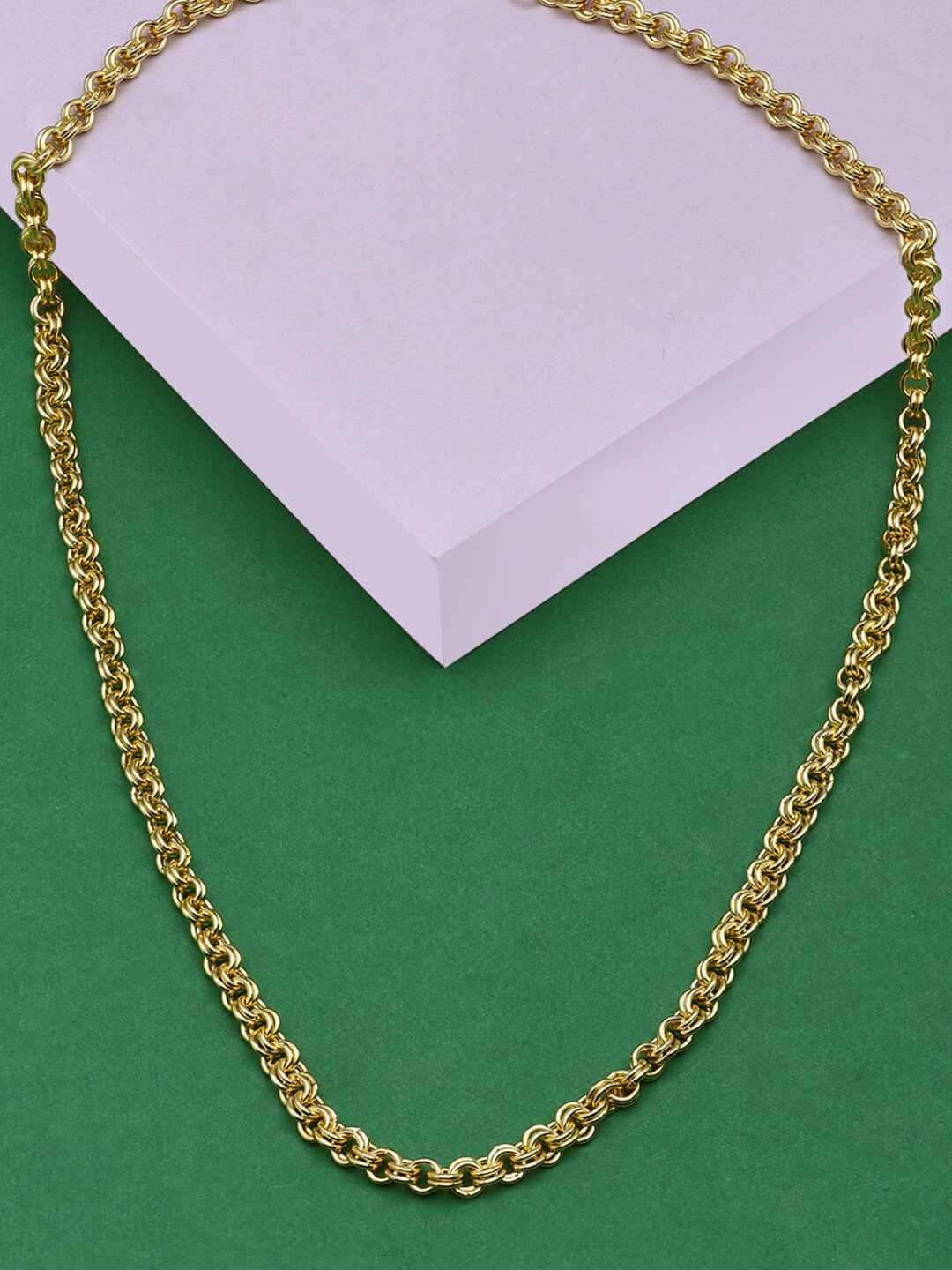 Accessorize London Women Real Gold Plated Limited Rolo Chain Necklace