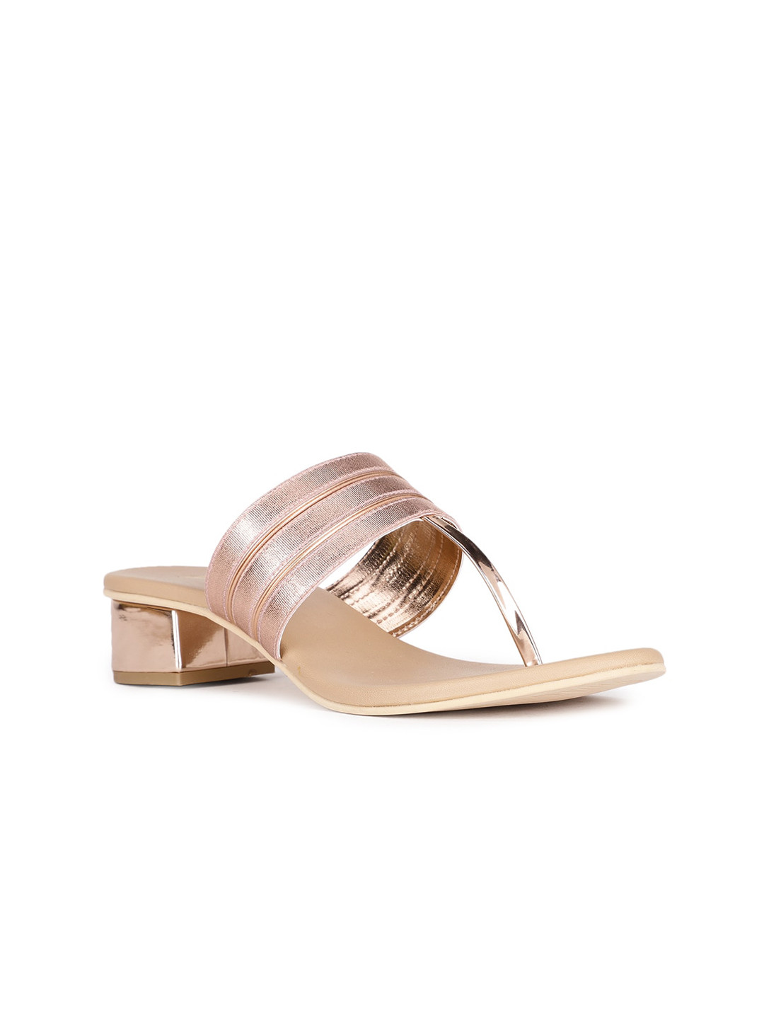 Bata Pink Block Sandals