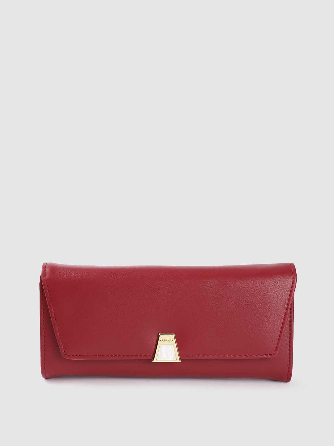 Sugarush Women Maroon Solid Swagger Handheld Bag