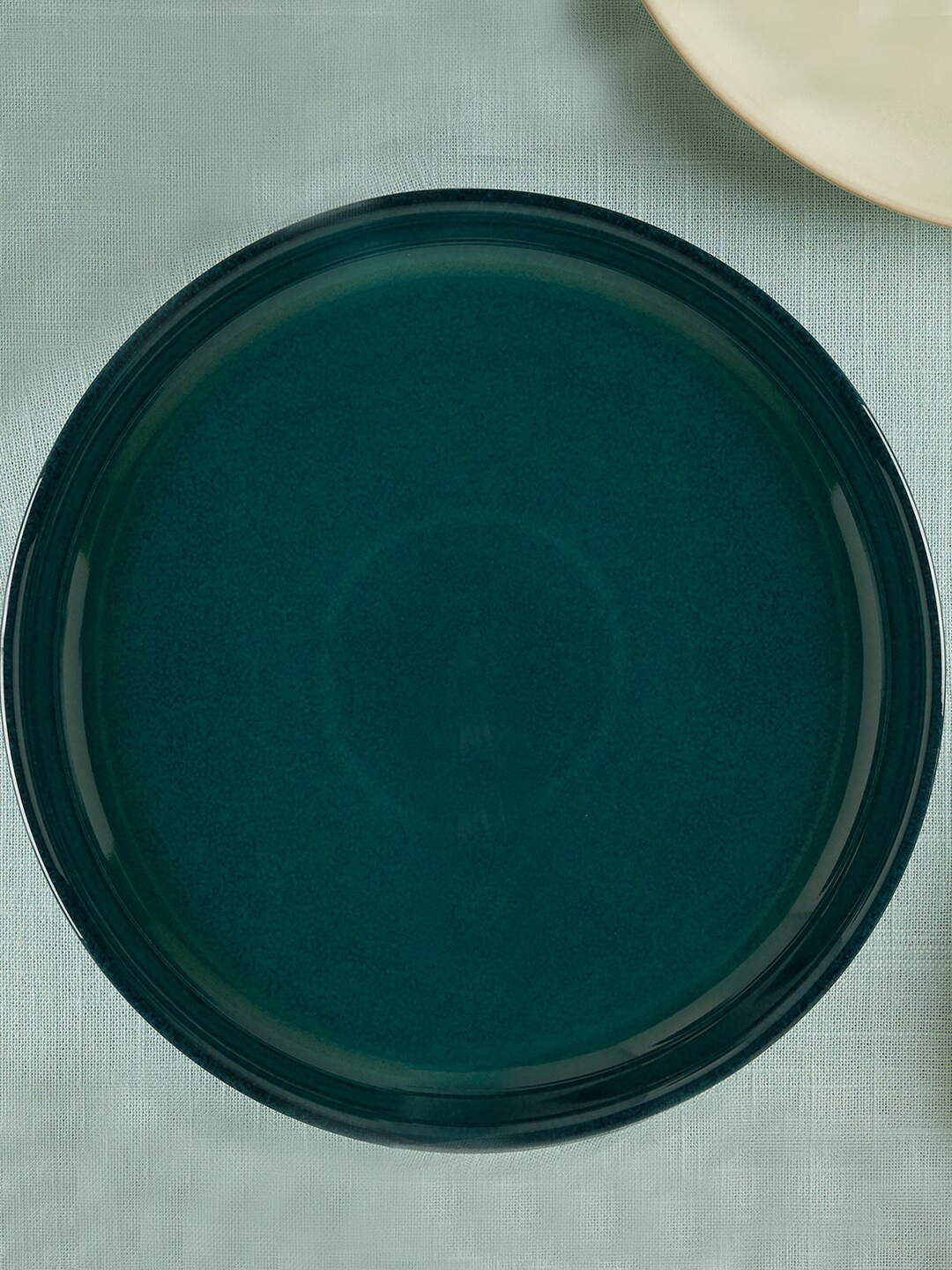 Denby Green Stoneware Matte Plate