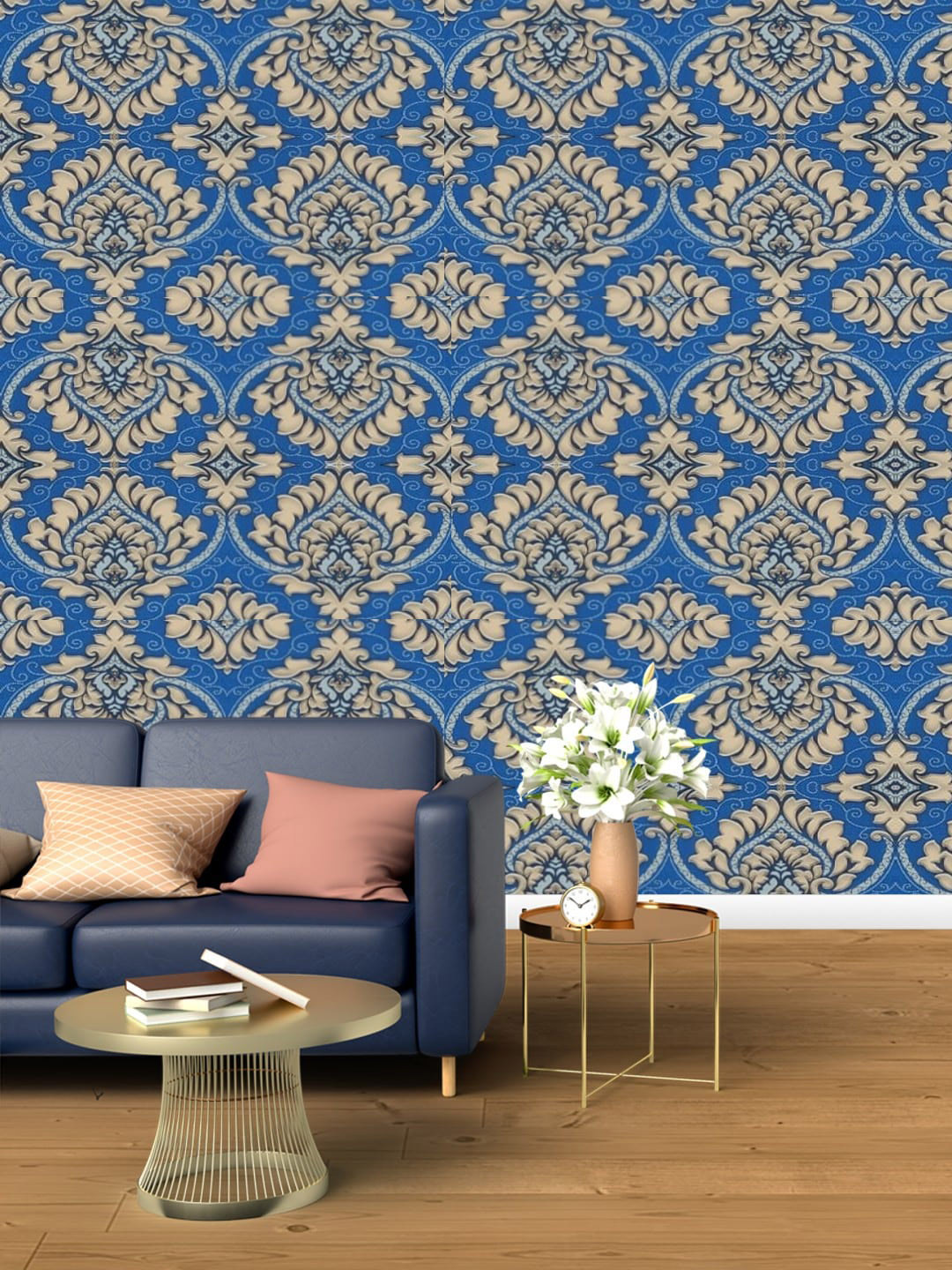 Jaamso Royals Vinyl Ethnic Motifs Sticking Hall -196.9In