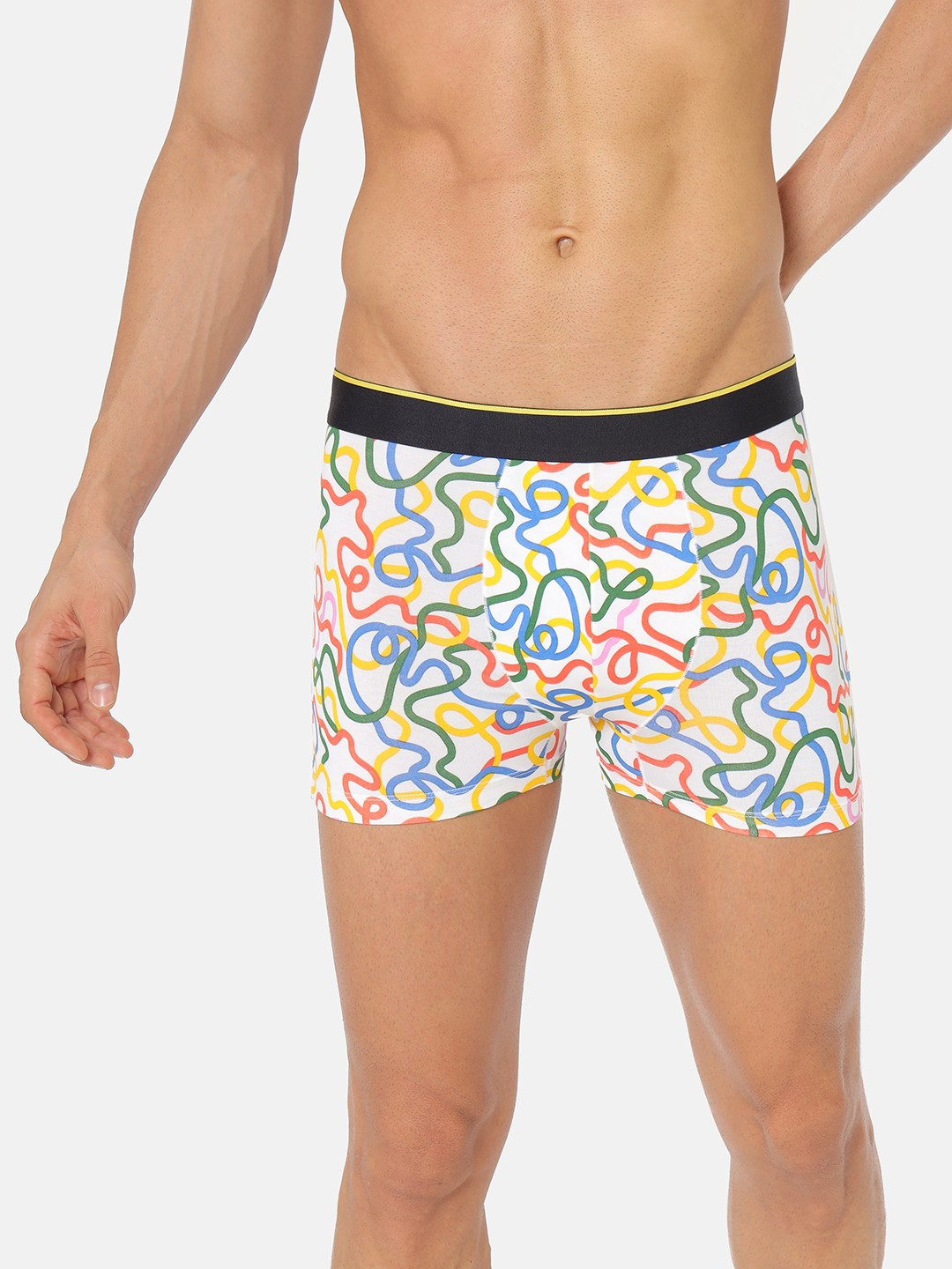 bummer Men Multicolor Printed Micro Modal String Theory Trunk